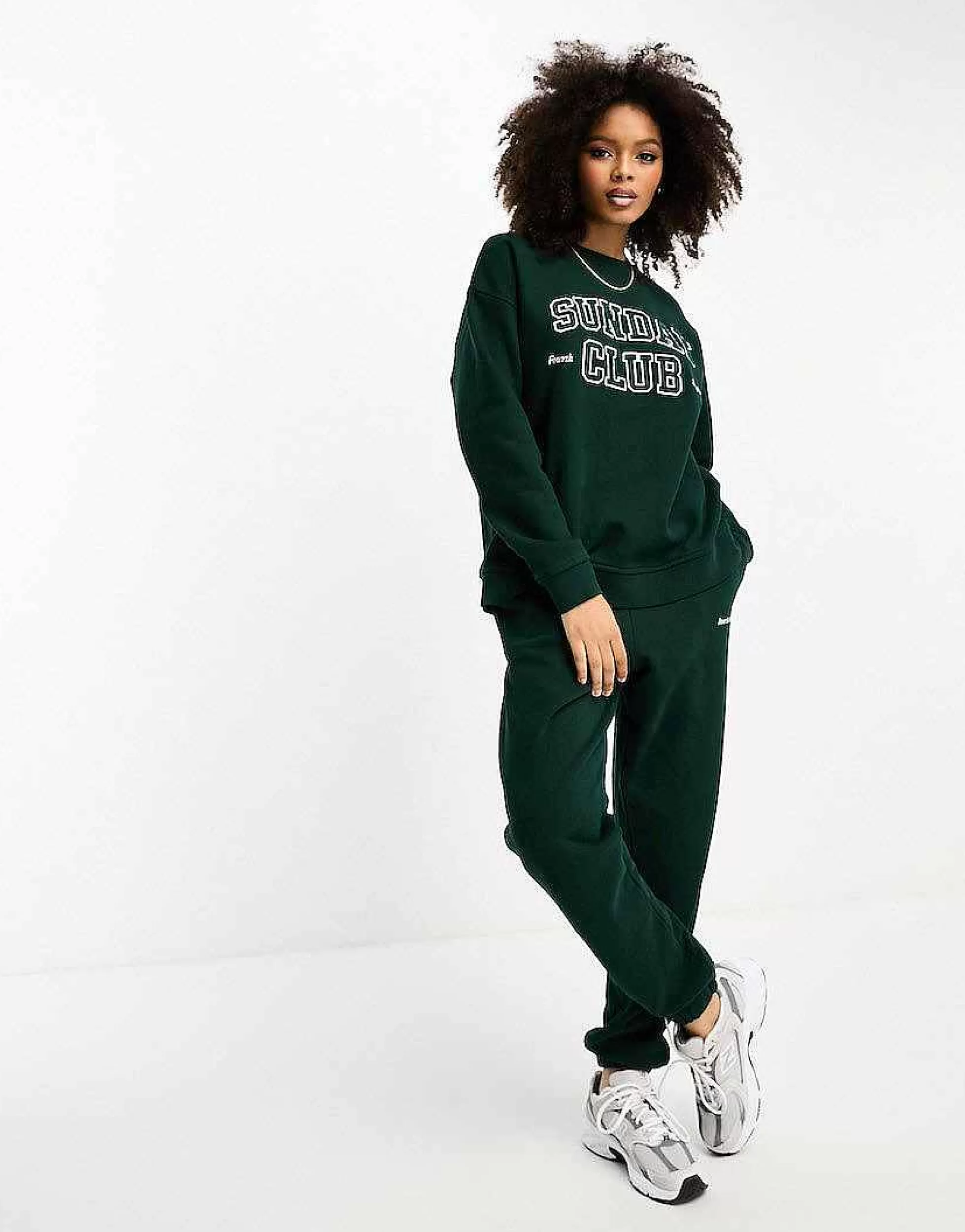Women 4th & Reckless Sunday Tracksuit In Forest Green