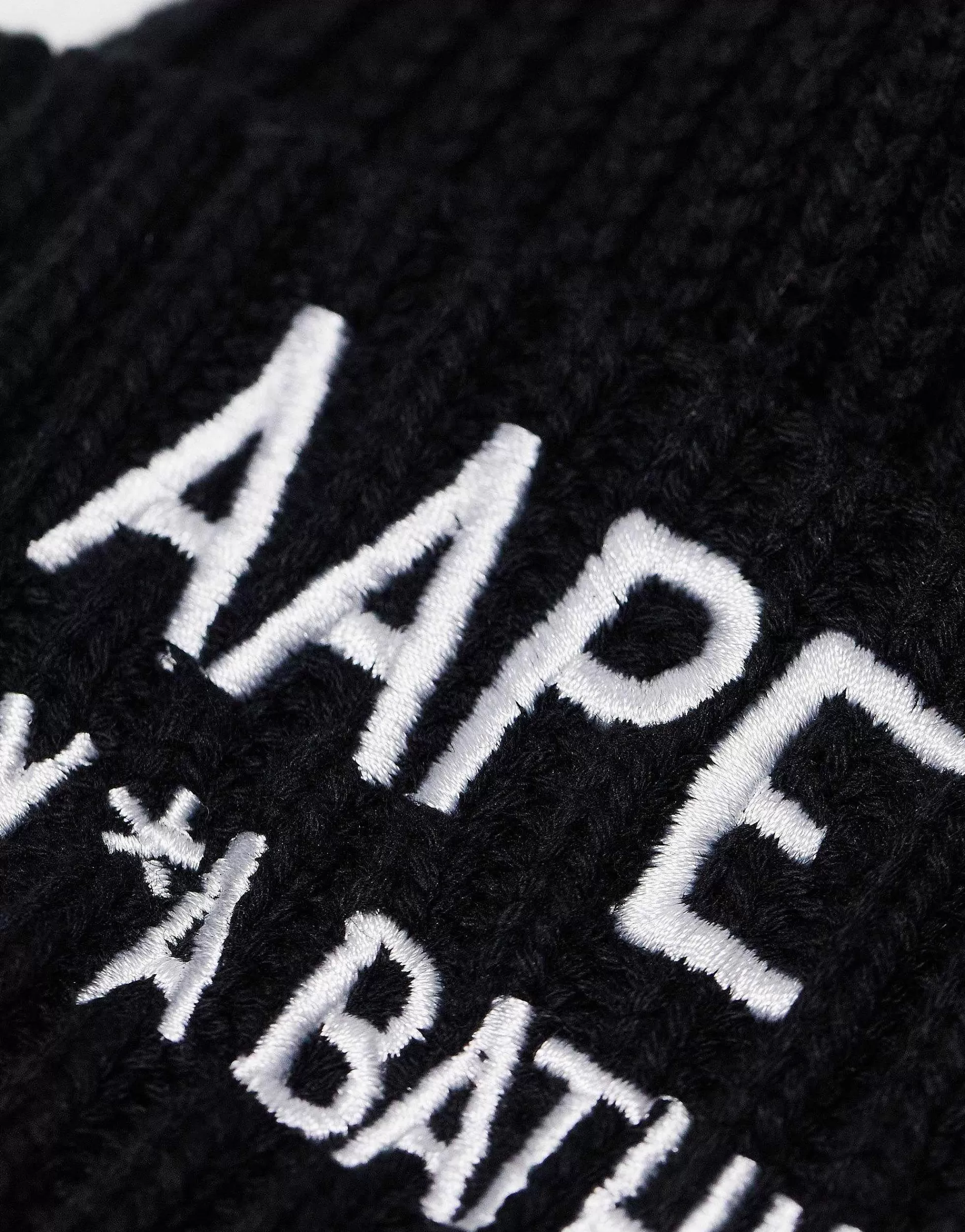 Men AAPE BY A BATHING APE® Aape By A Bathing Ape Worker Beanie In With Logo Embroidery