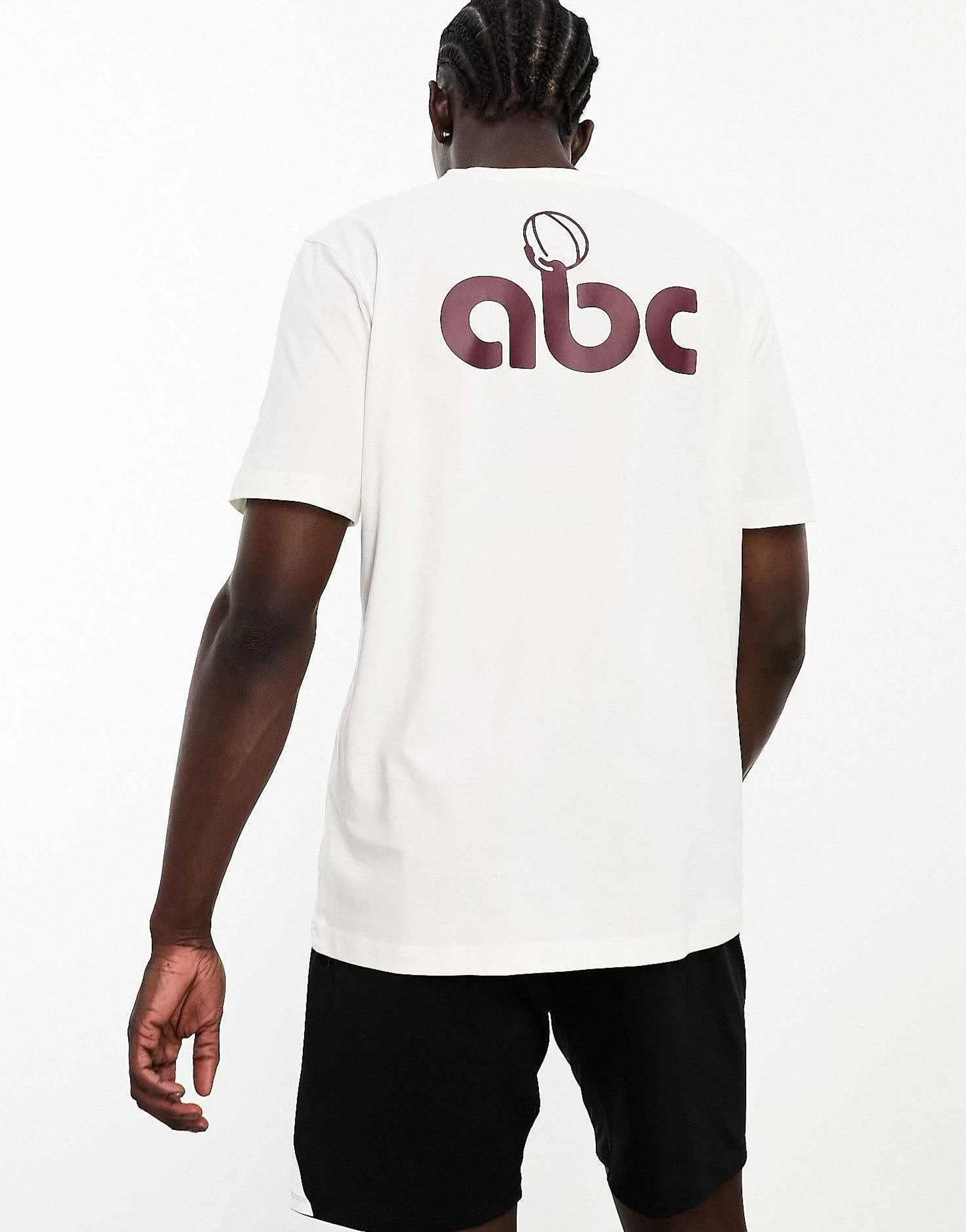 Men adidas performance Adidas Basketball Camp Story Back Print T-Shirt In