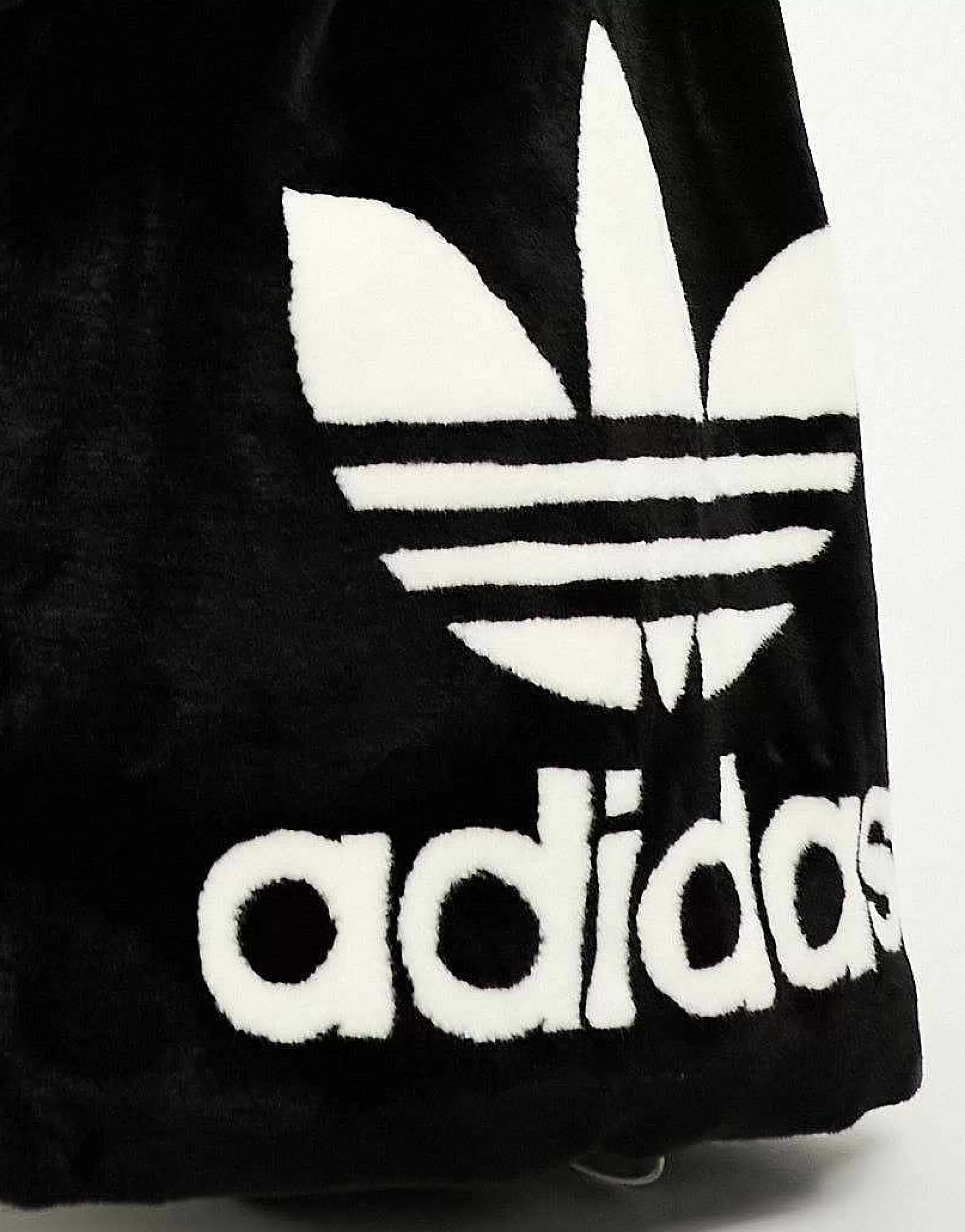 Women adidas Originals 'Neutral Court' Faux Fur Coat With Trefoil In