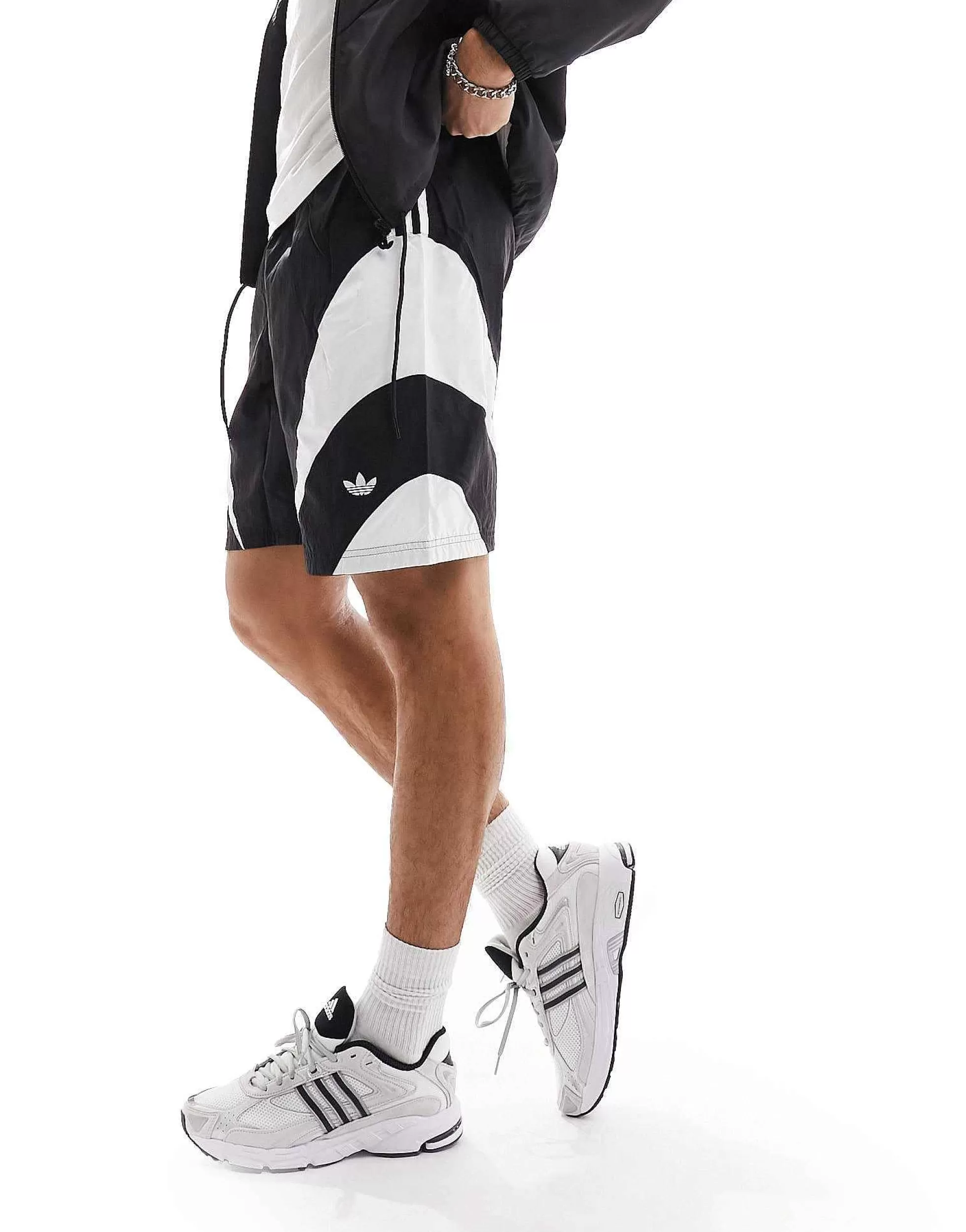 Men adidas Originals Rekive Logo Shorts In
