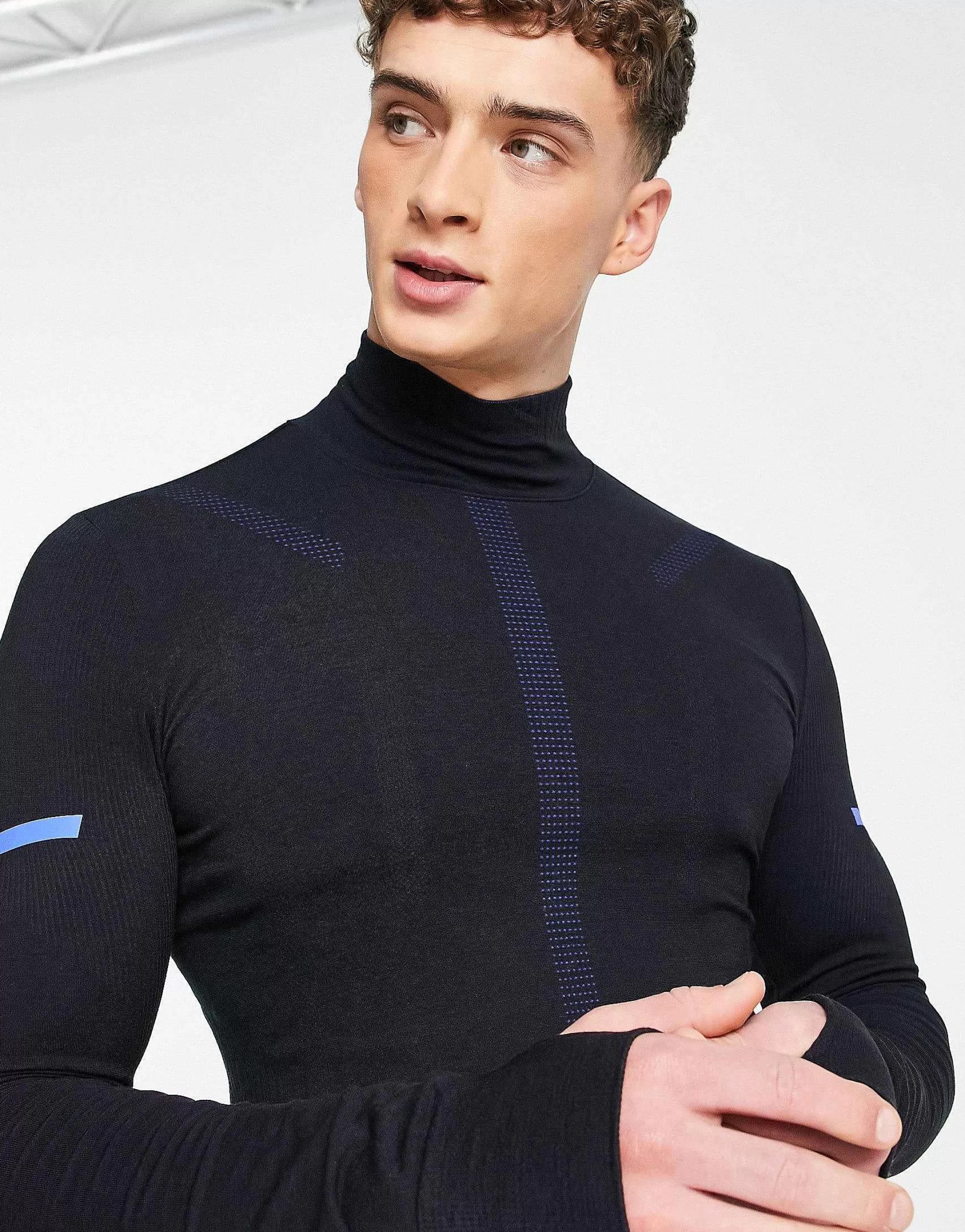 Men adidas performance Adidas Running Cold Rdy Long Sleeve Top With Reflective Detail In