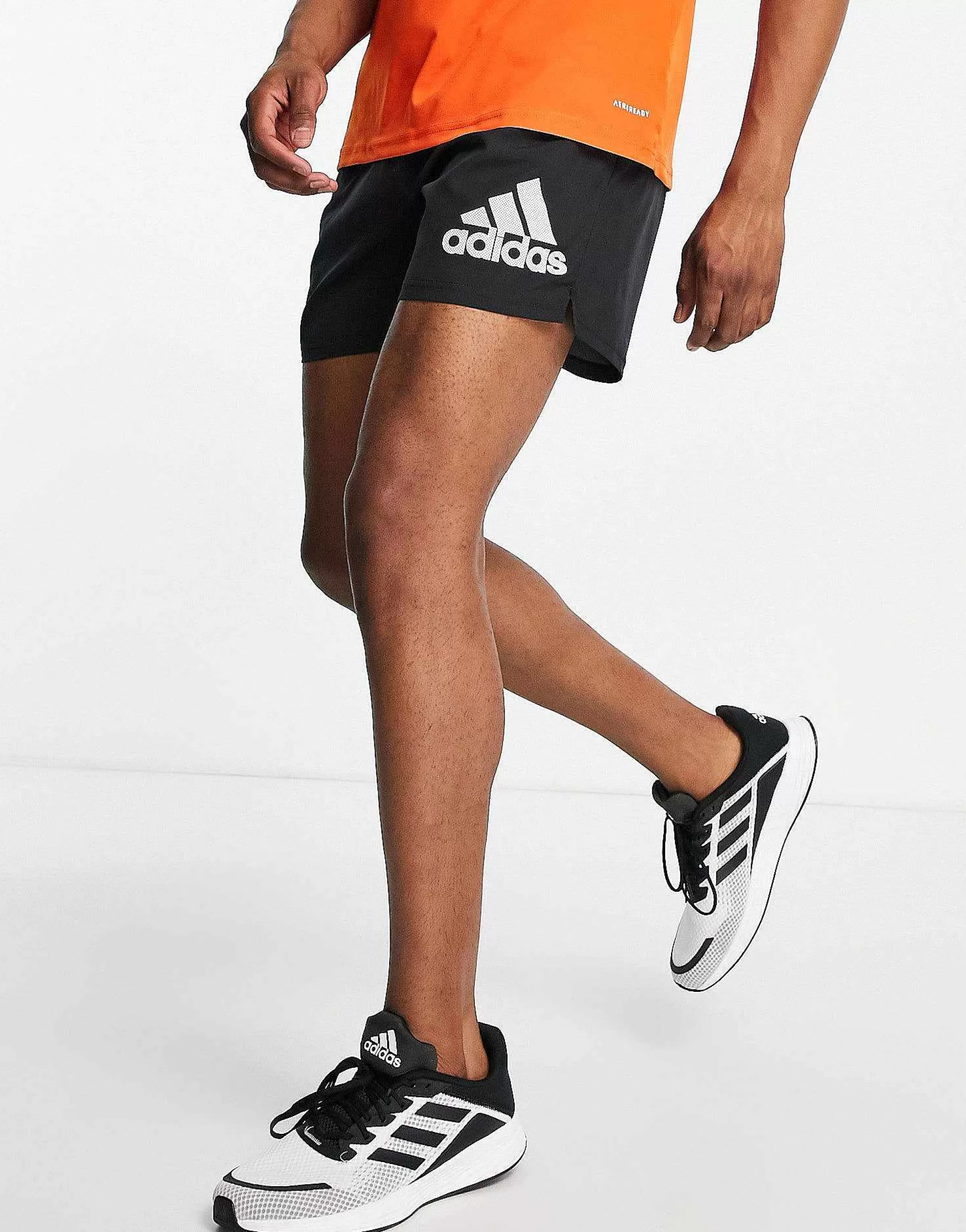 Men adidas performance Adidas Running Run It Logo Shorts In