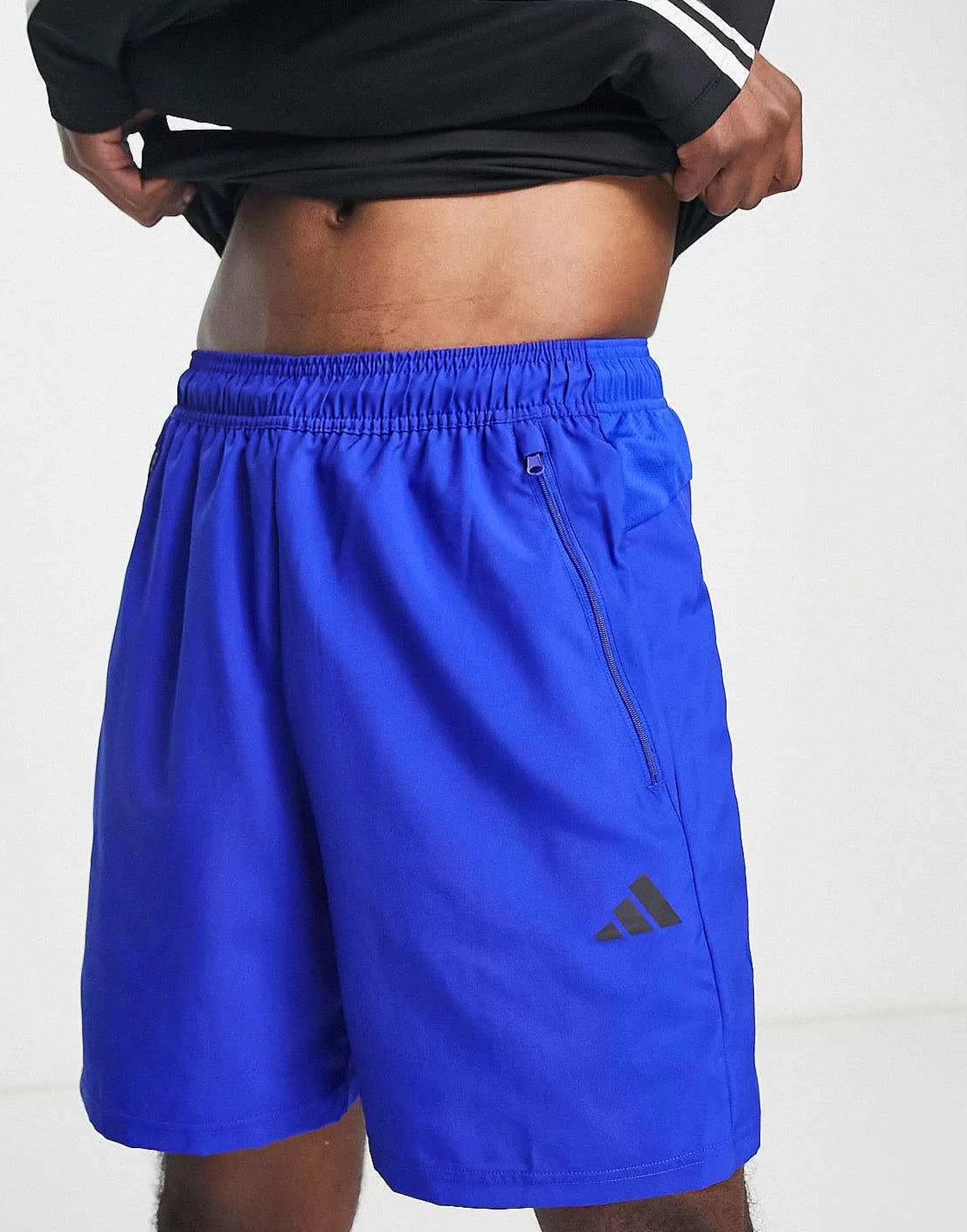 Men adidas performance Adidas Training Train Essentials 7 Inch Woven Shorts In Blue