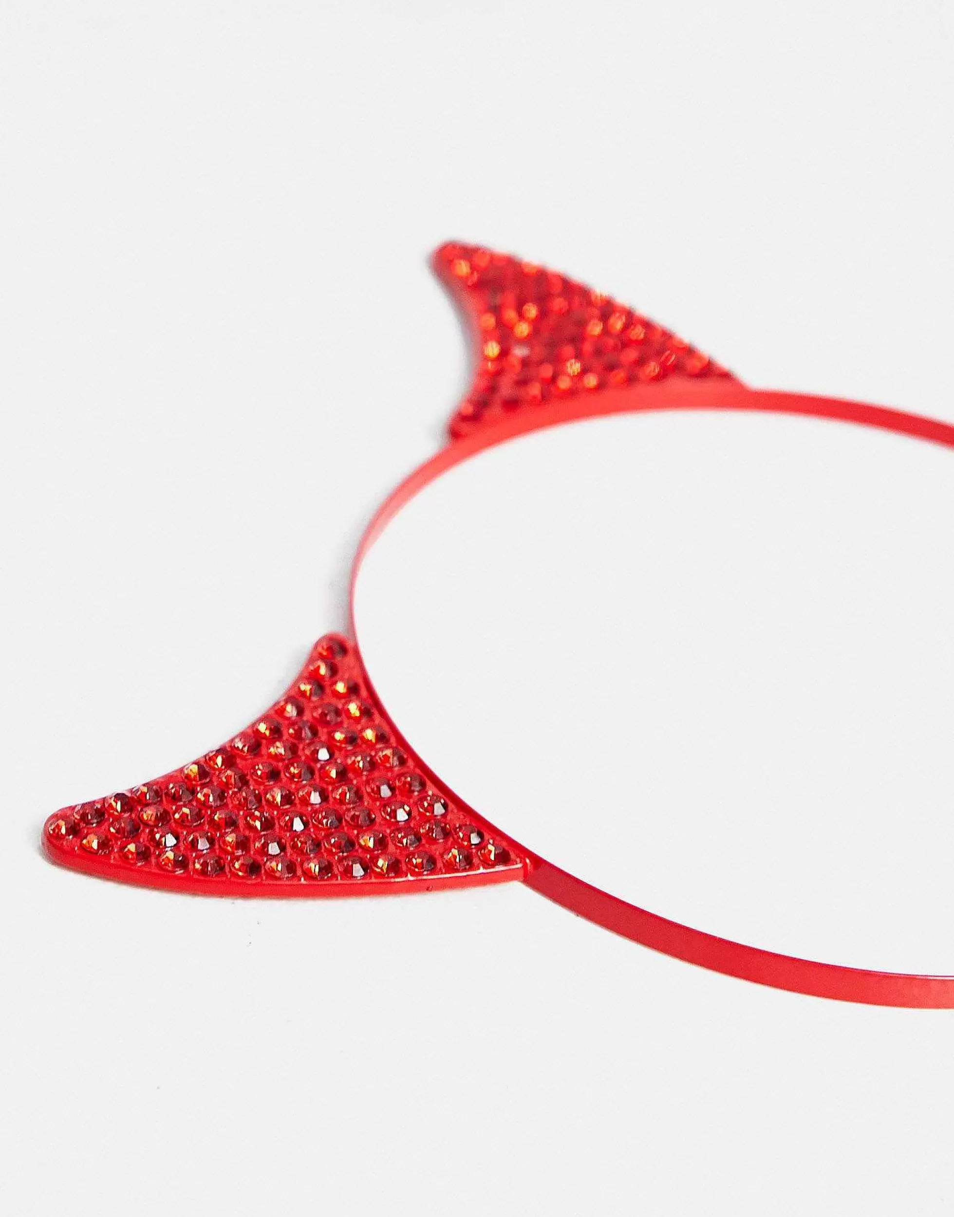 Women Ann Summers Halloween Diamante Devil Horn Headband In