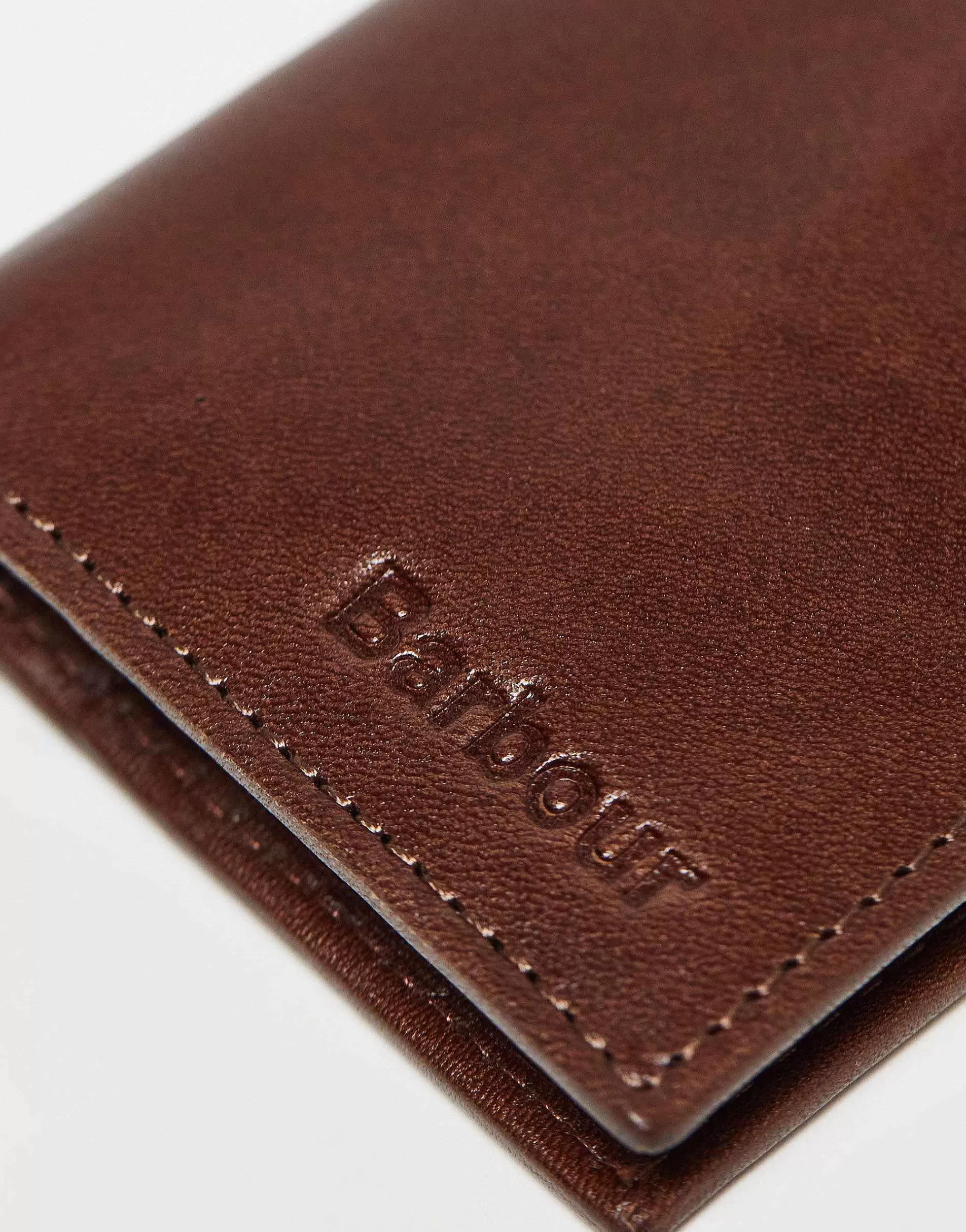 Men Barbour Colwell Small Billfold Wallet In Brown