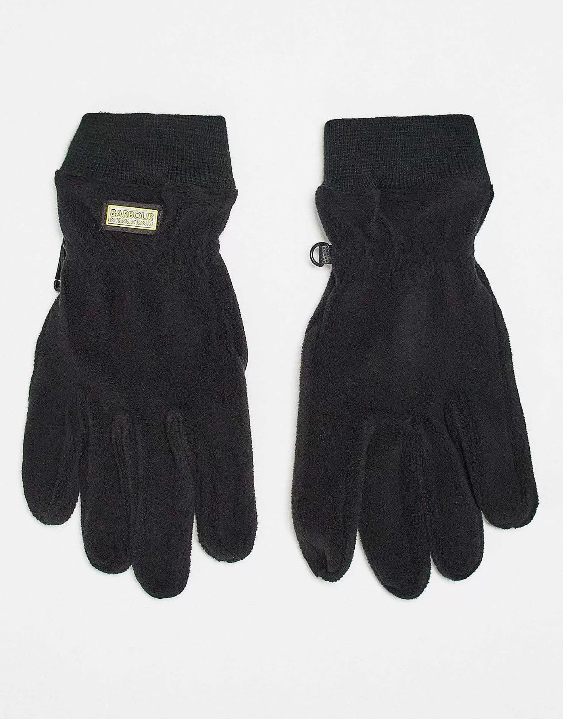 Men Barbour International Axle Fleece Gloves In