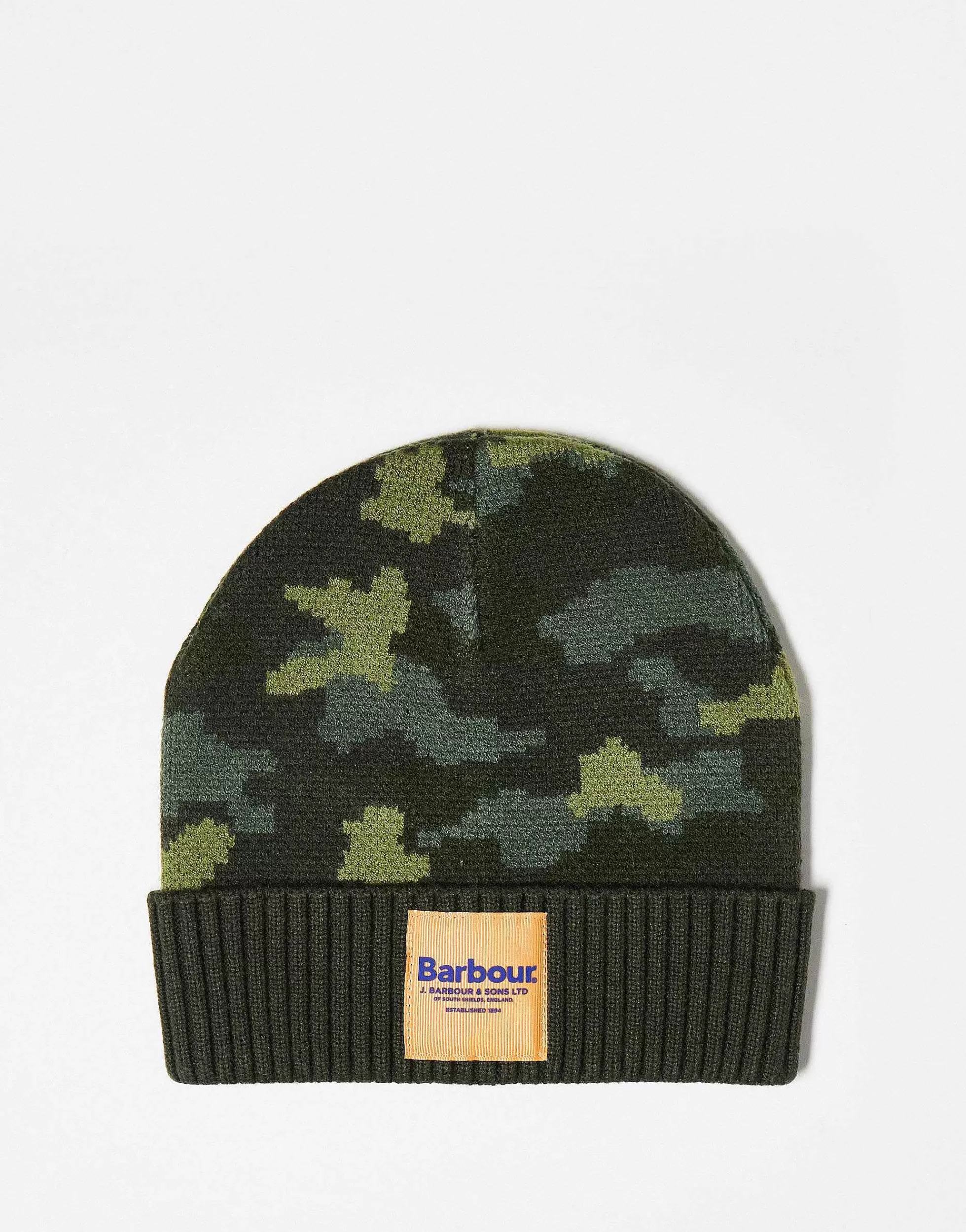 Men Barbour X Exclusive Unisex Patch Logo Beanie In