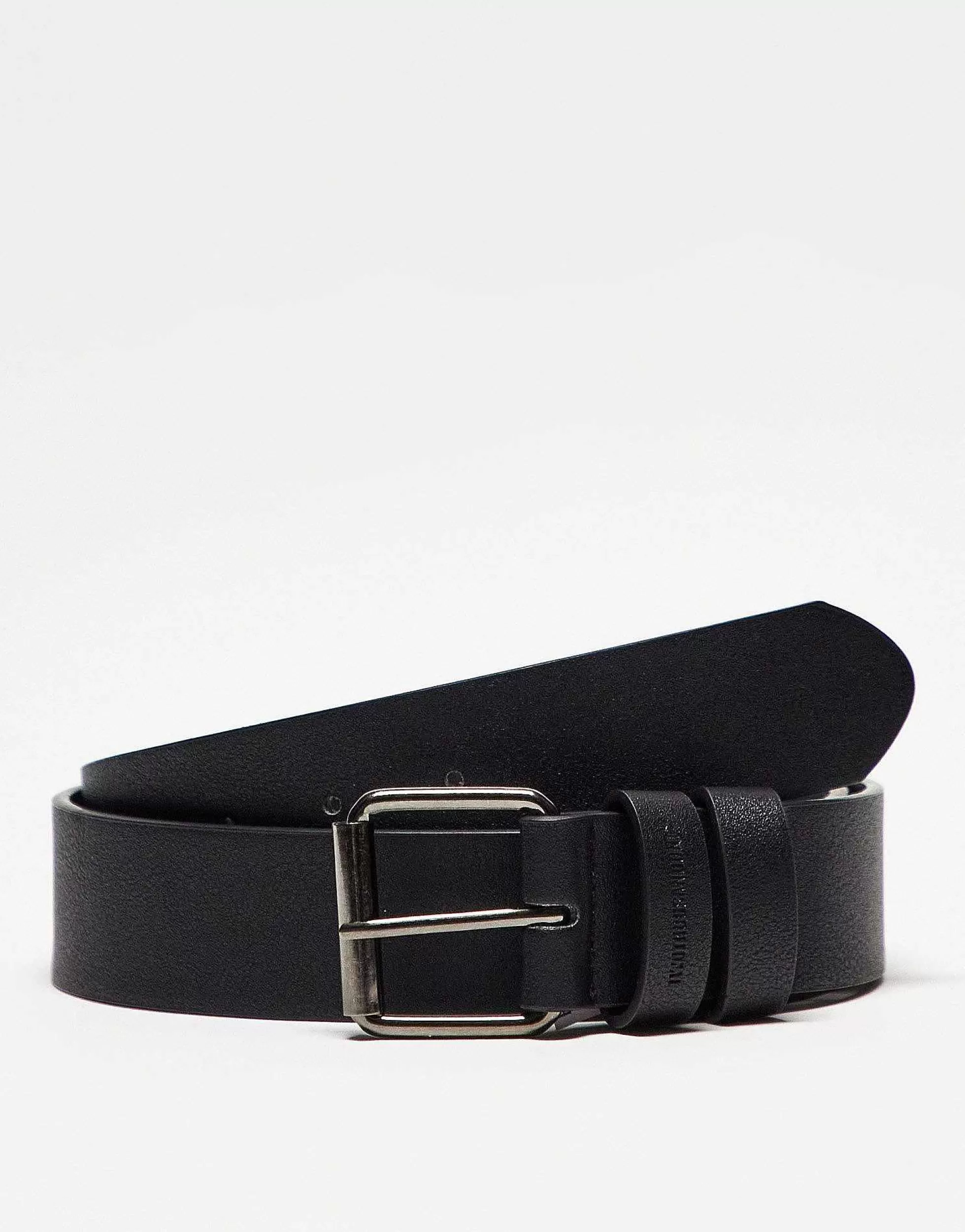 Men Bershka Basic Belt In