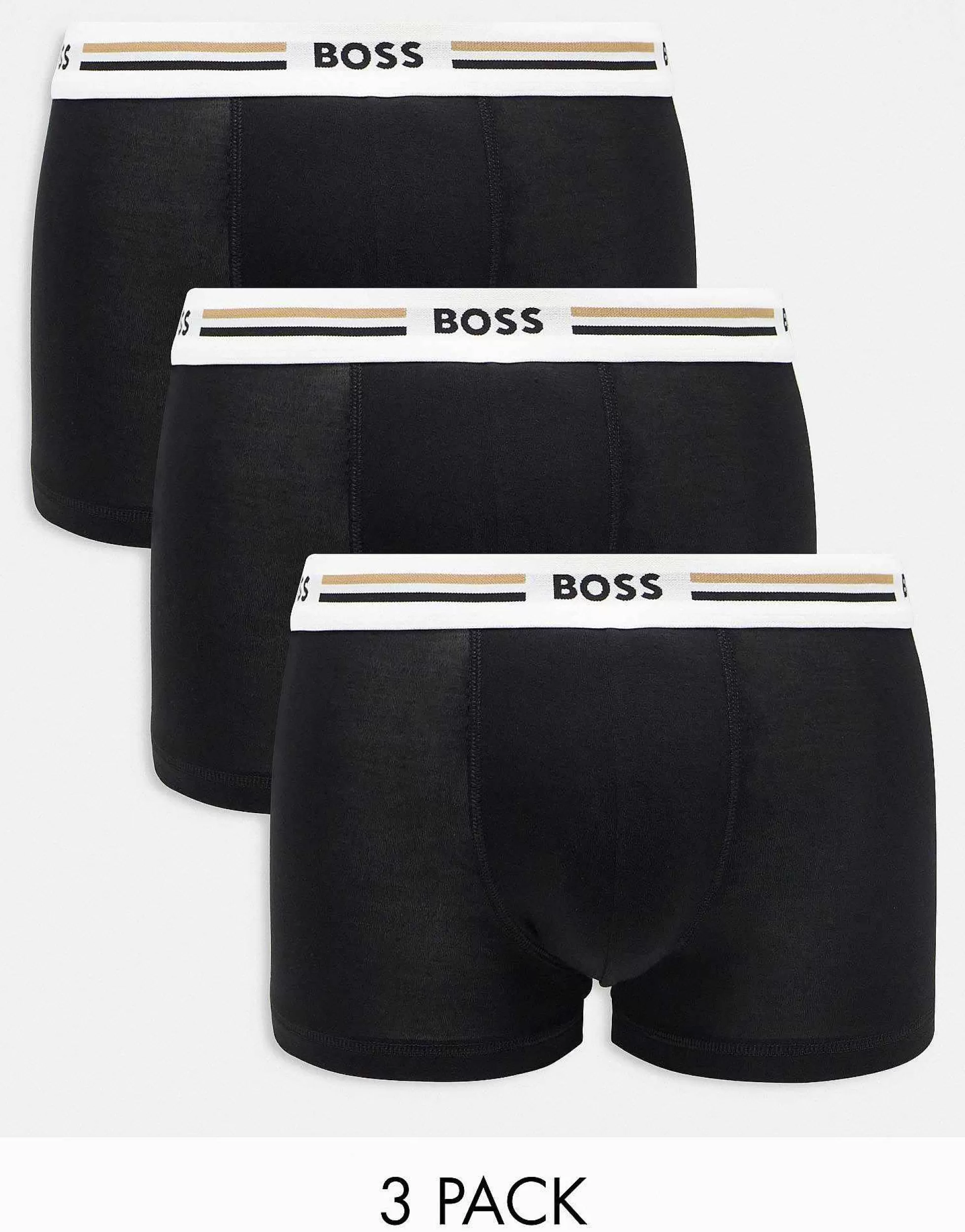 Men BOSS Bodywear Revive 3 Pack Trunks In