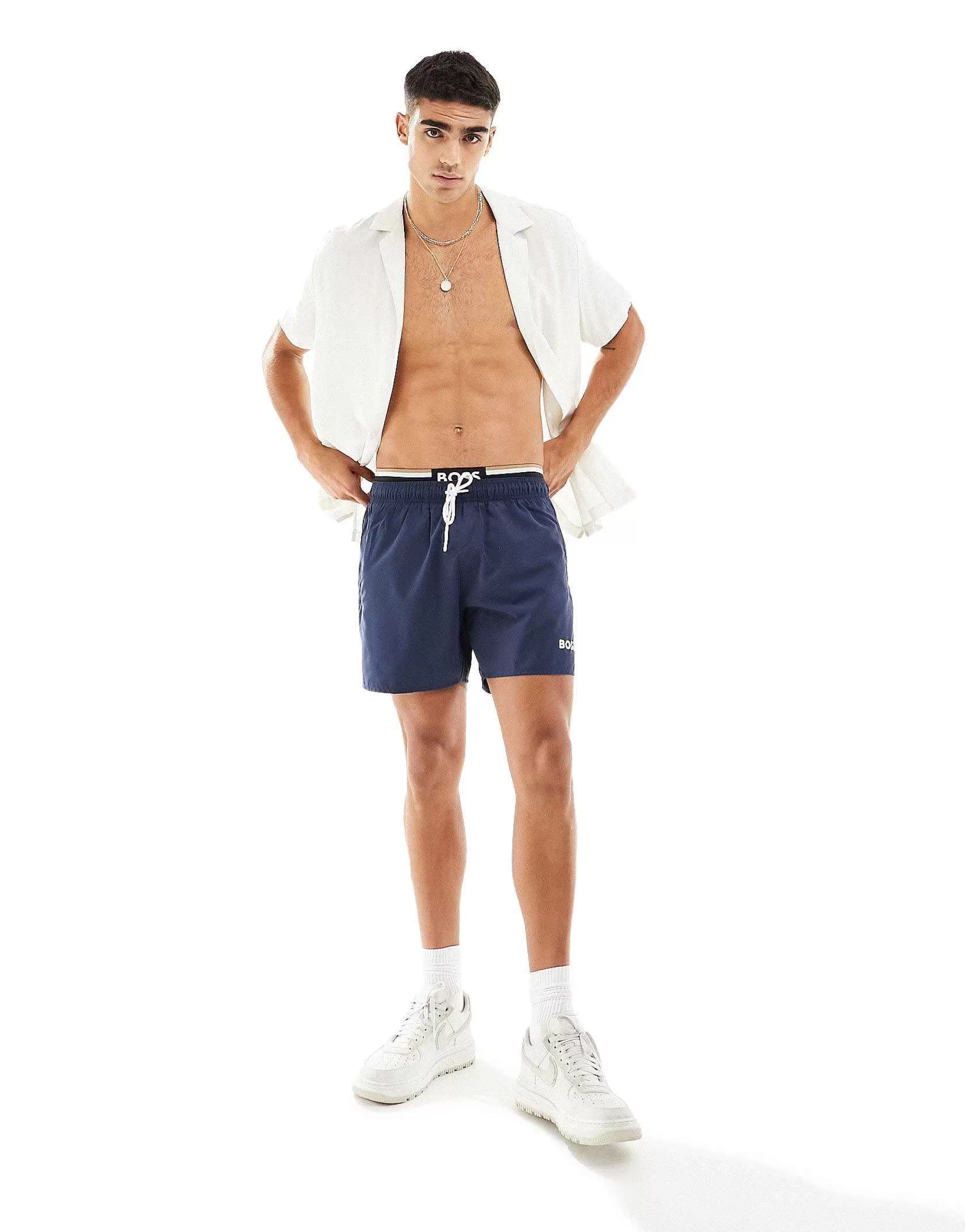 Men BOSS Bodywear Boss Thornfish Swim Shorts In