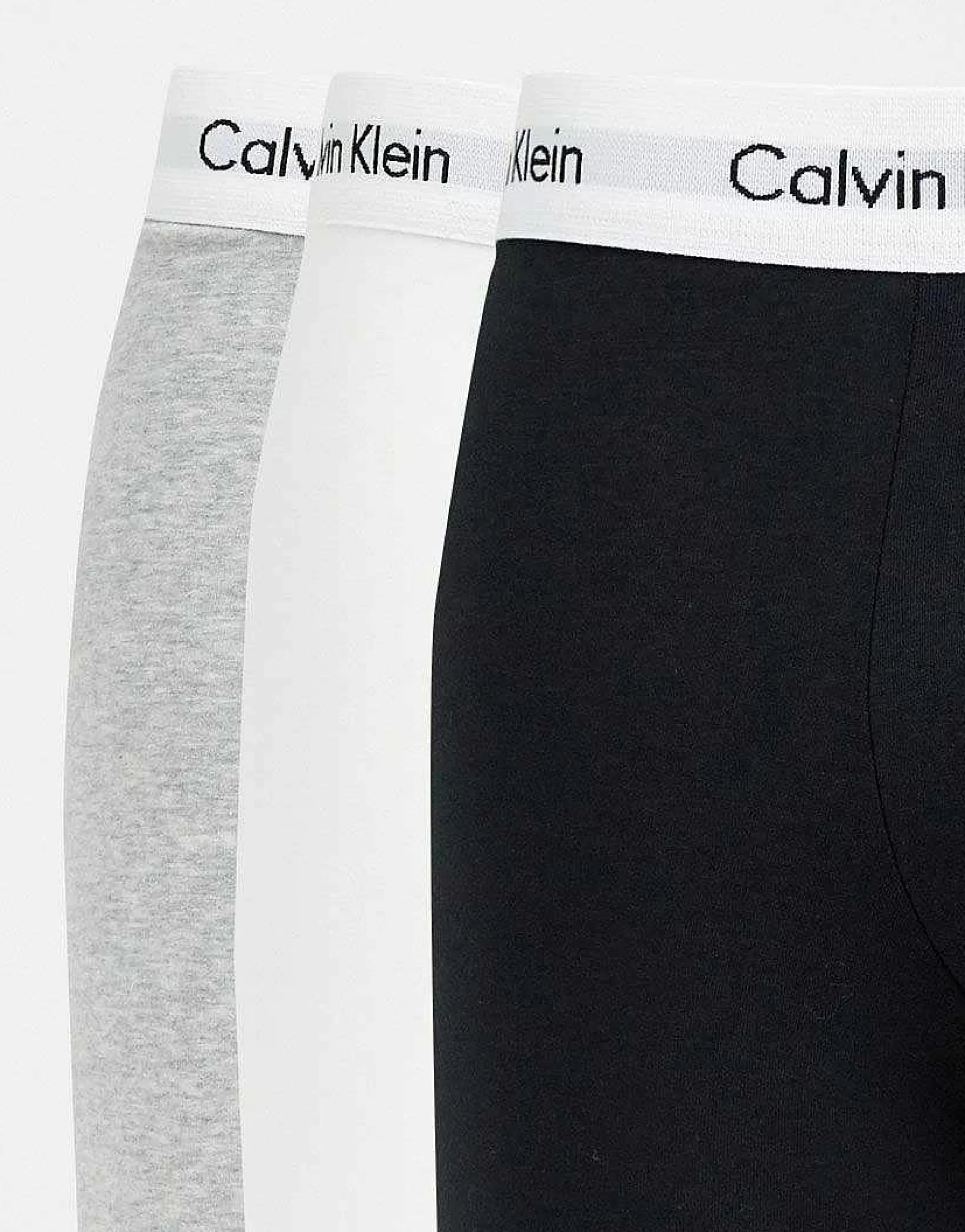 Men Calvin Klein 3 Pack Boxer Briefs In Black,White And Grey
