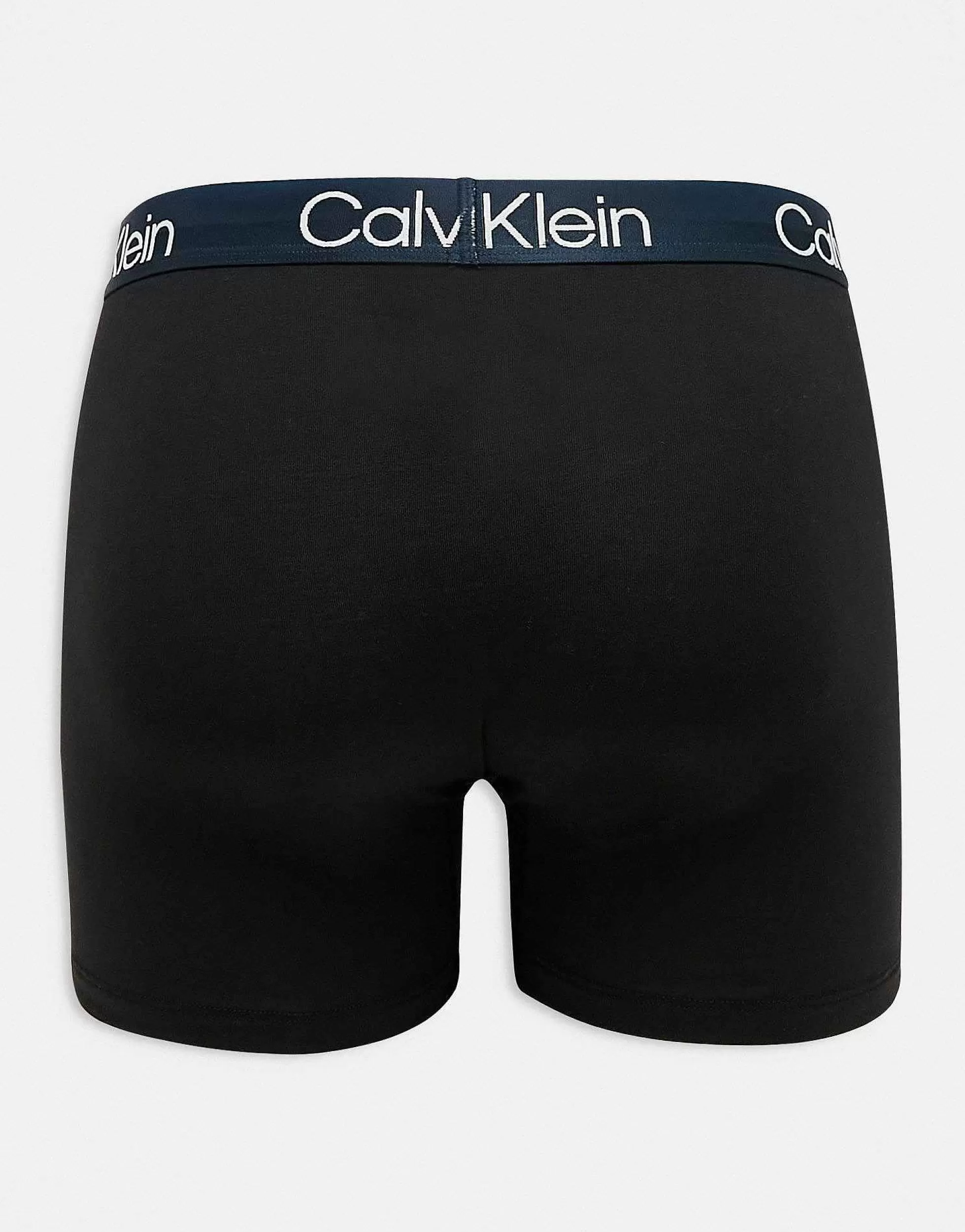 Men Calvin Klein 3-Pack Boxer Brief With Coloured Waistband In