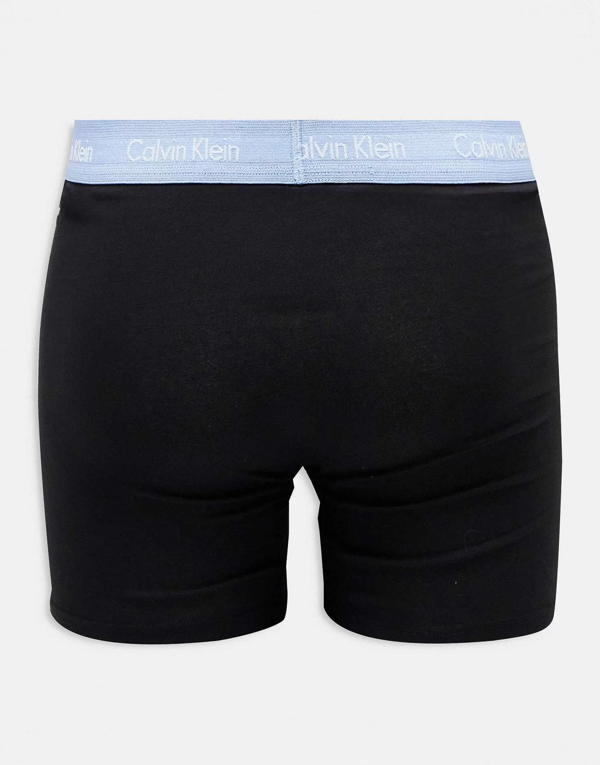 Men Calvin Klein 5-Pack Trunks With Coloured Waistband In