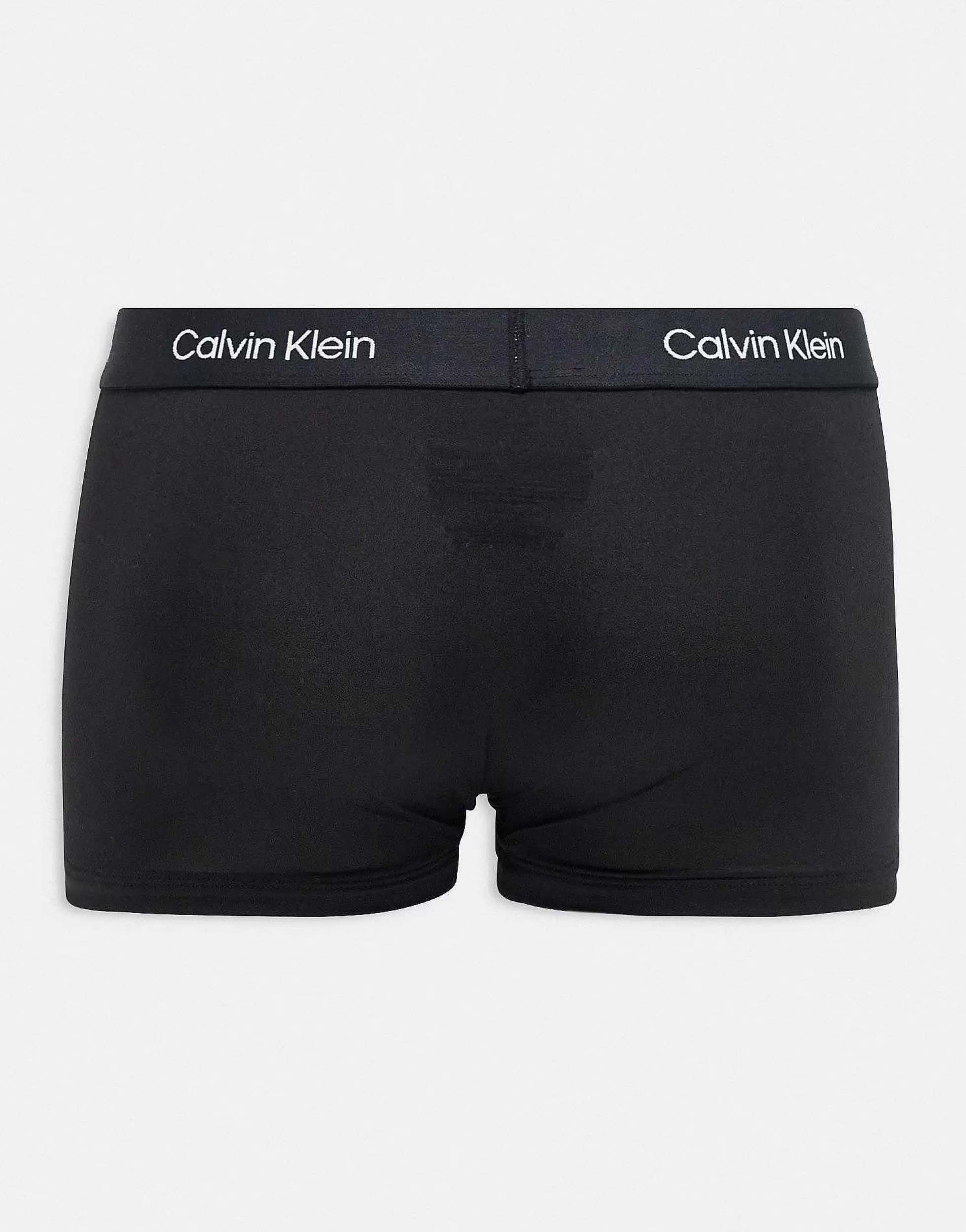 Men Calvin Klein Ck 96 3 Pack Cotton Low Rise Trunks In