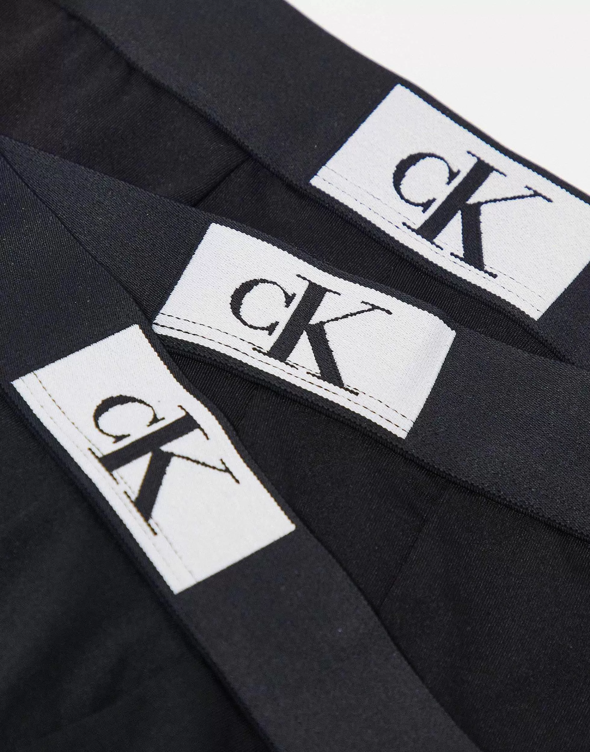 Men Calvin Klein Ck 96 3 Pack Cotton Low Rise Trunks In