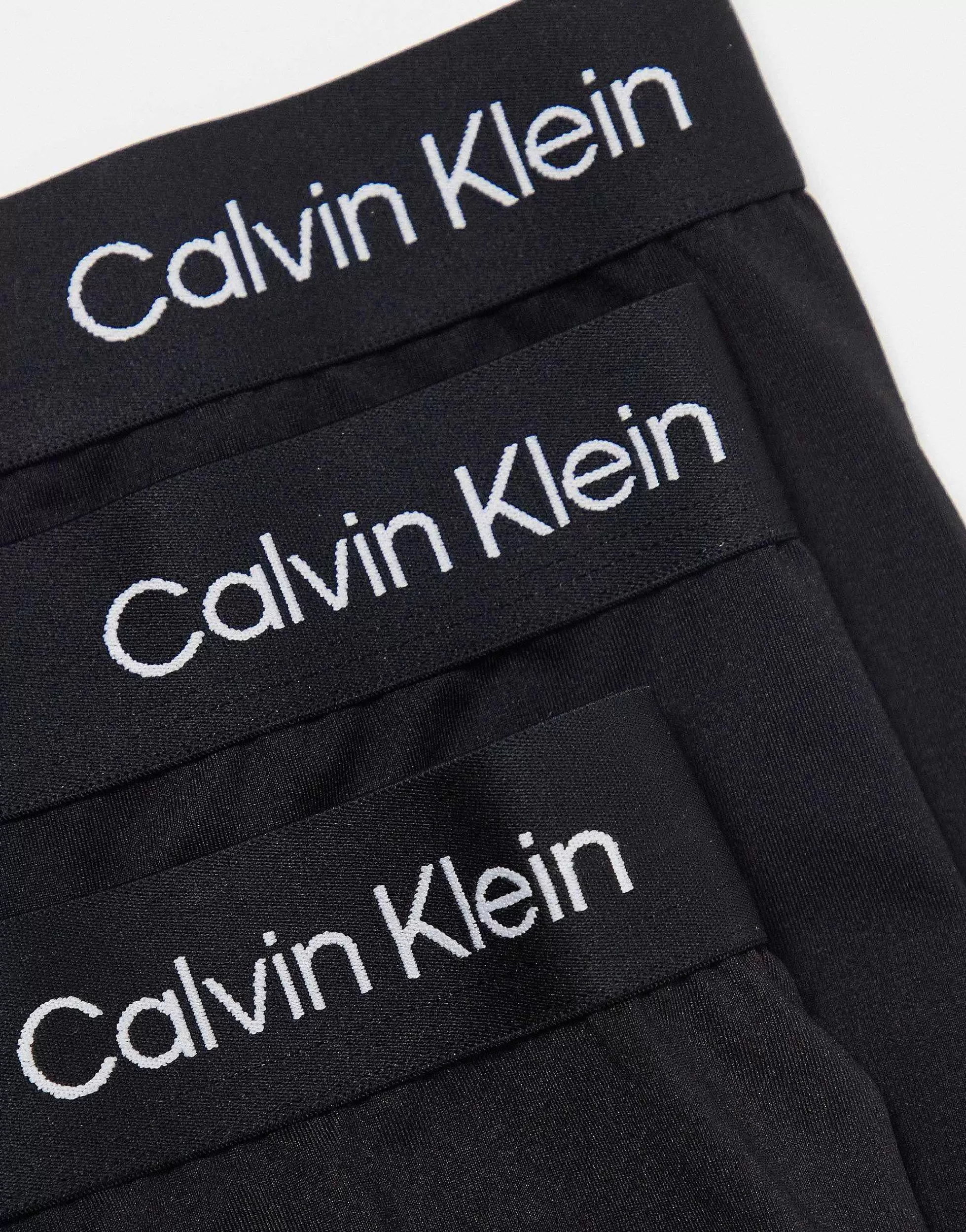 Men Calvin Klein Ck 96 3 Pack Cotton Low Rise Trunks In