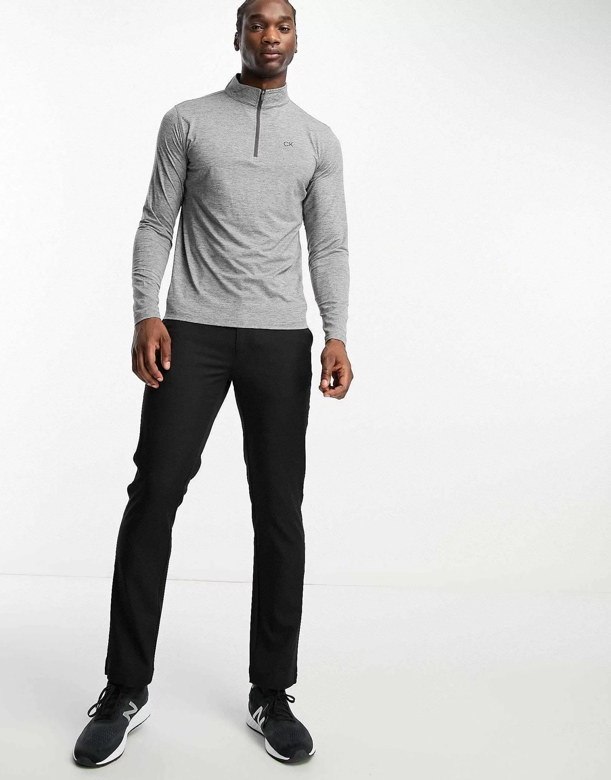 Men Calvin Klein Golf Bullet Regular Fit Stretch Trousers In