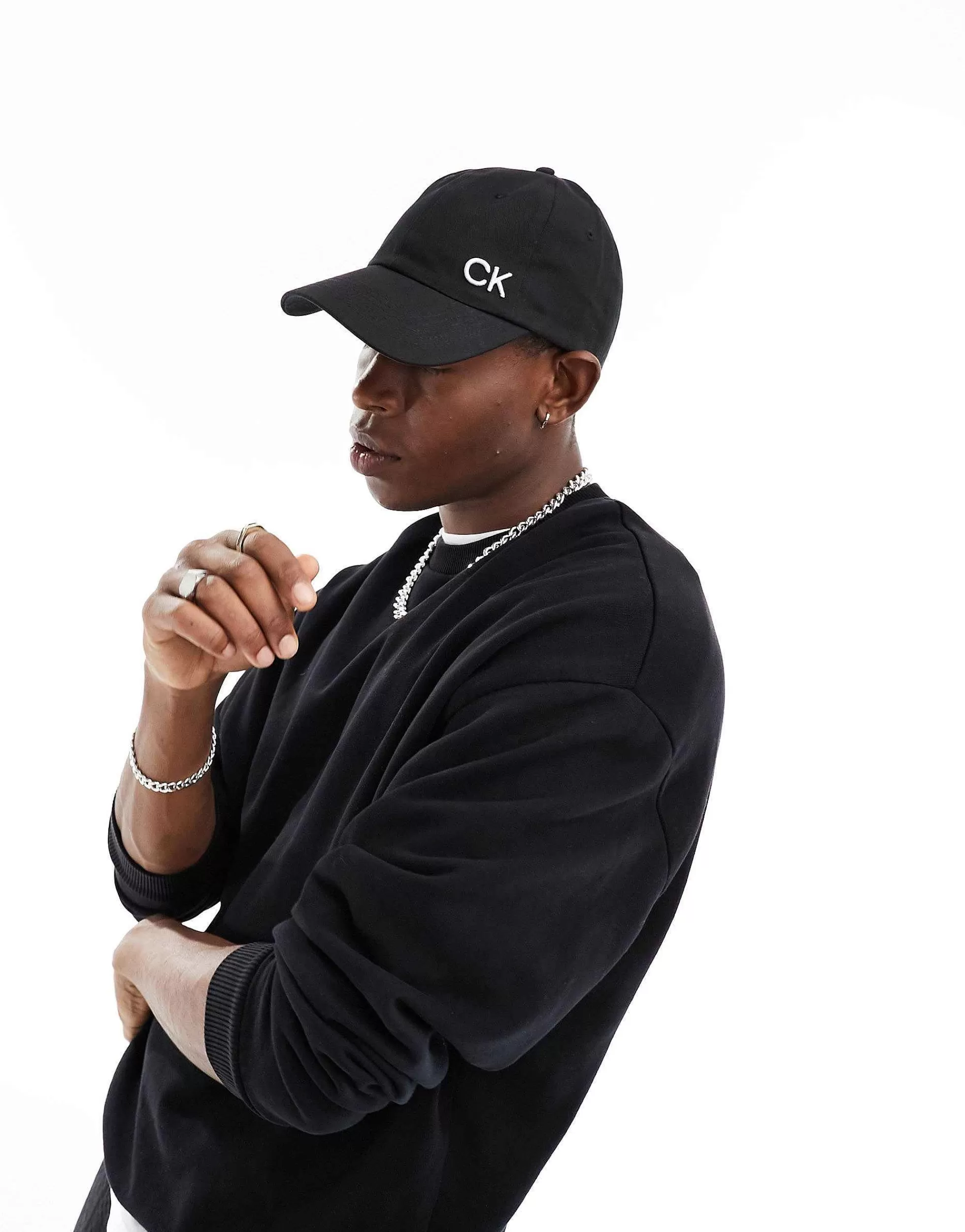 Men Calvin Klein Golf Cotton Twill Cap In