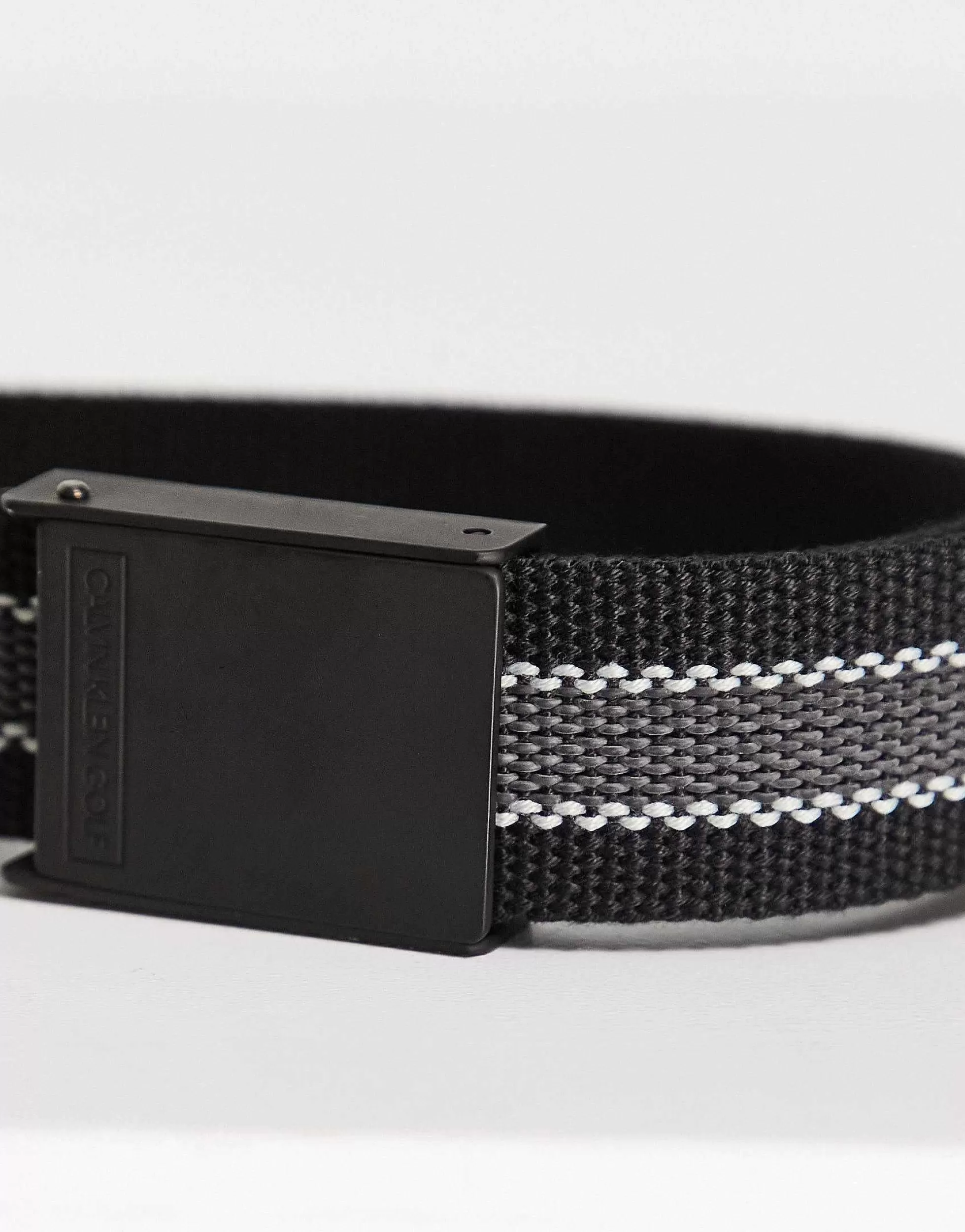 Men Calvin Klein Golf Cut To Size Webbing Belt In