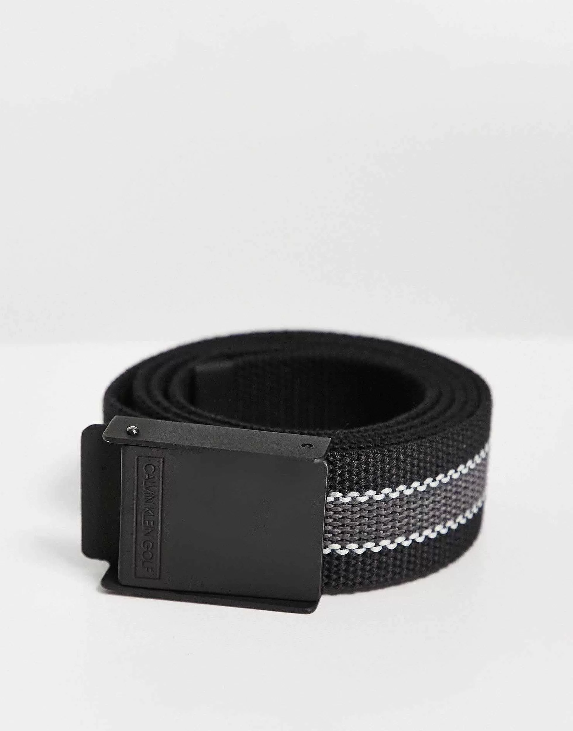 Men Calvin Klein Golf Cut To Size Webbing Belt In