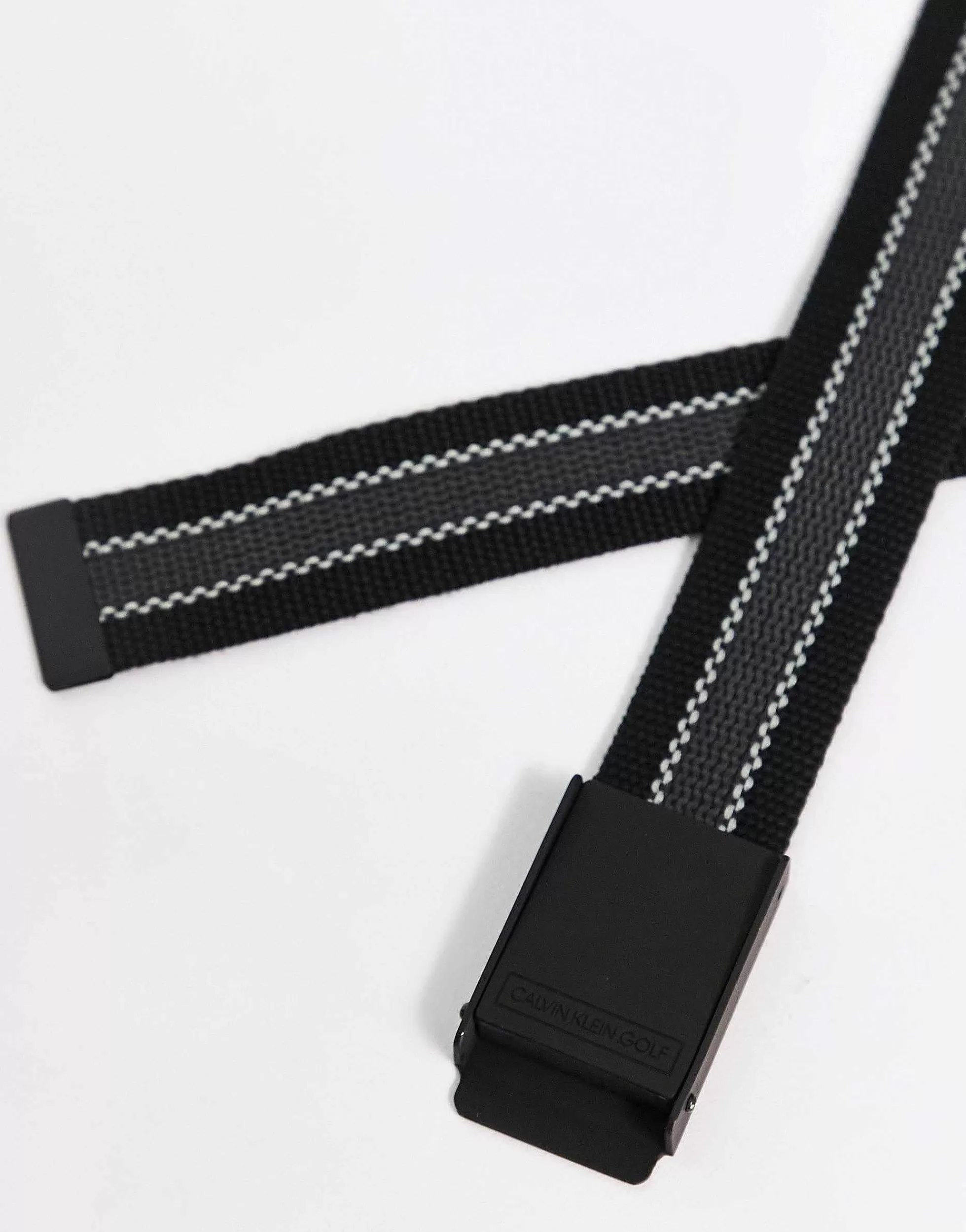 Men Calvin Klein Golf Cut To Size Webbing Belt In