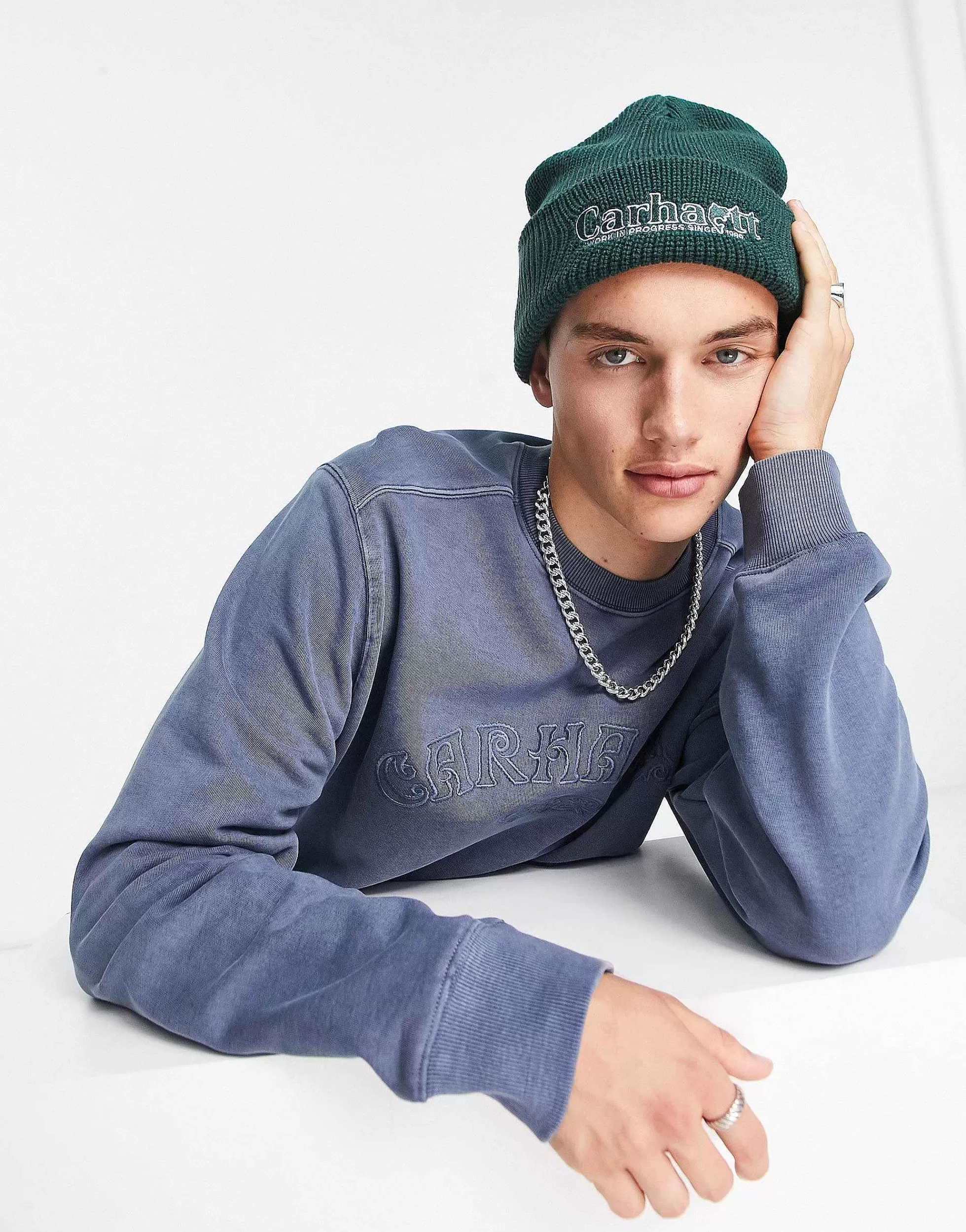 Men Carhartt WIP Pond Beanie In