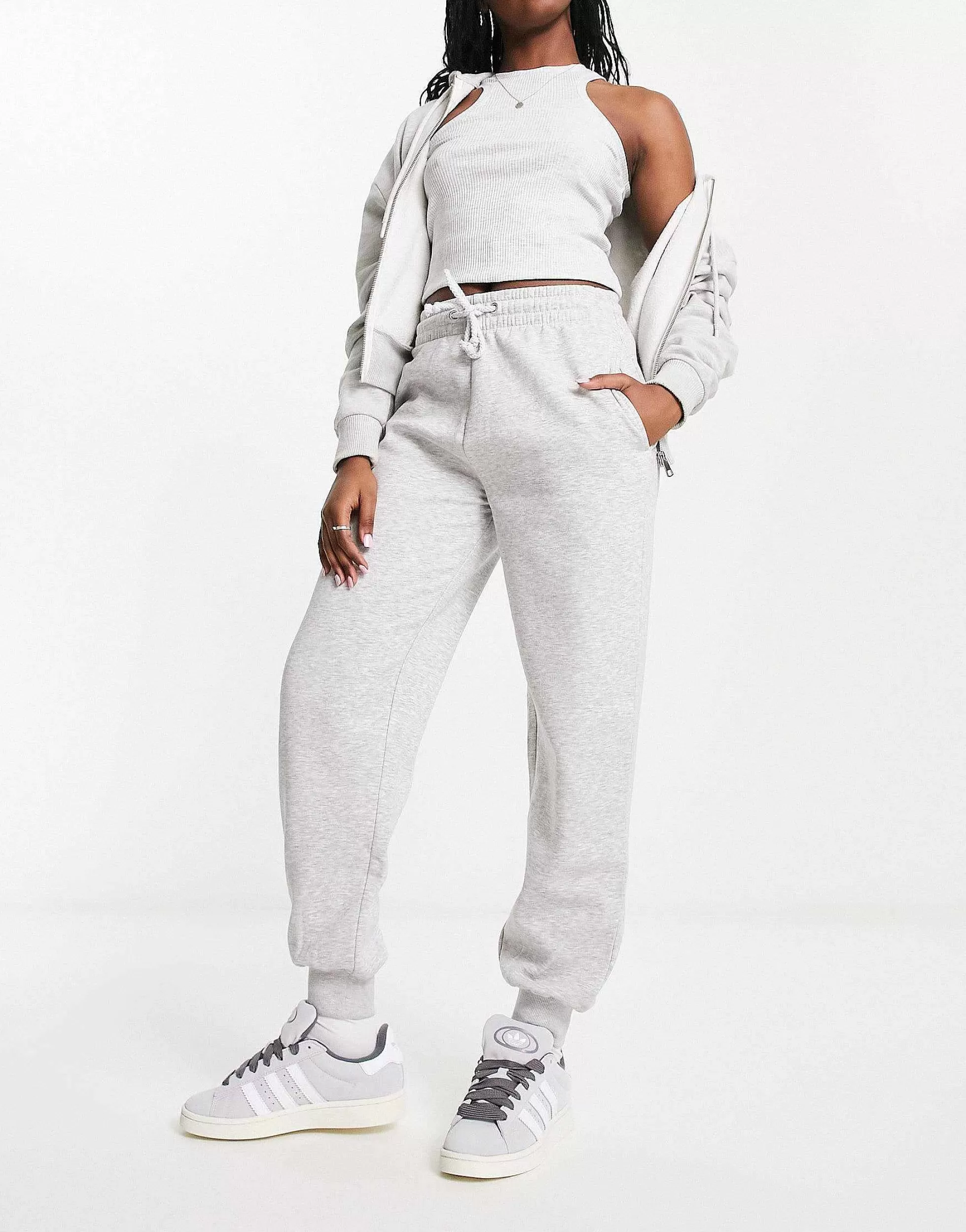 Women Collusion Oversized Branded Joggers In