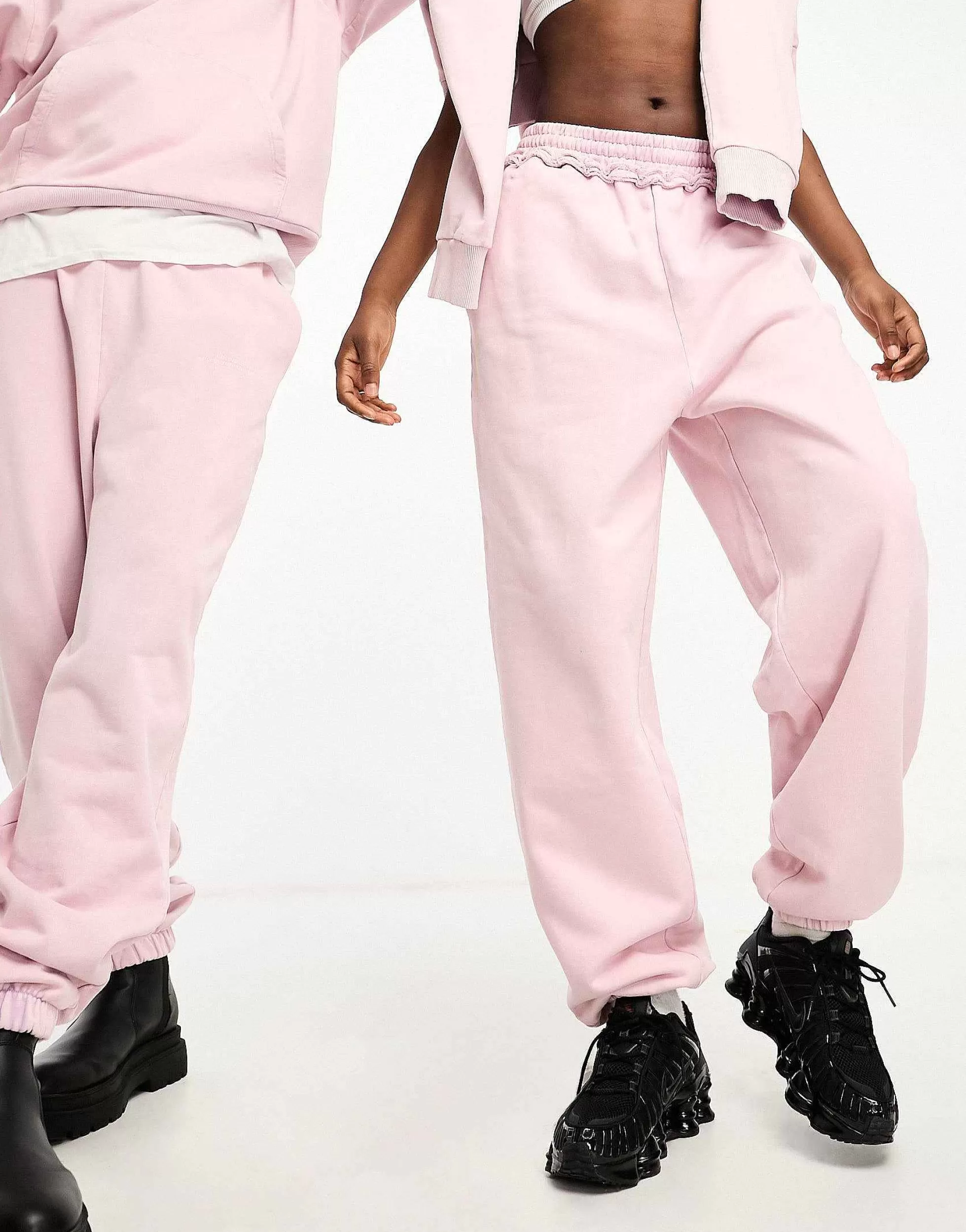 Women Collusion Studios Unisex Joggers In Pink