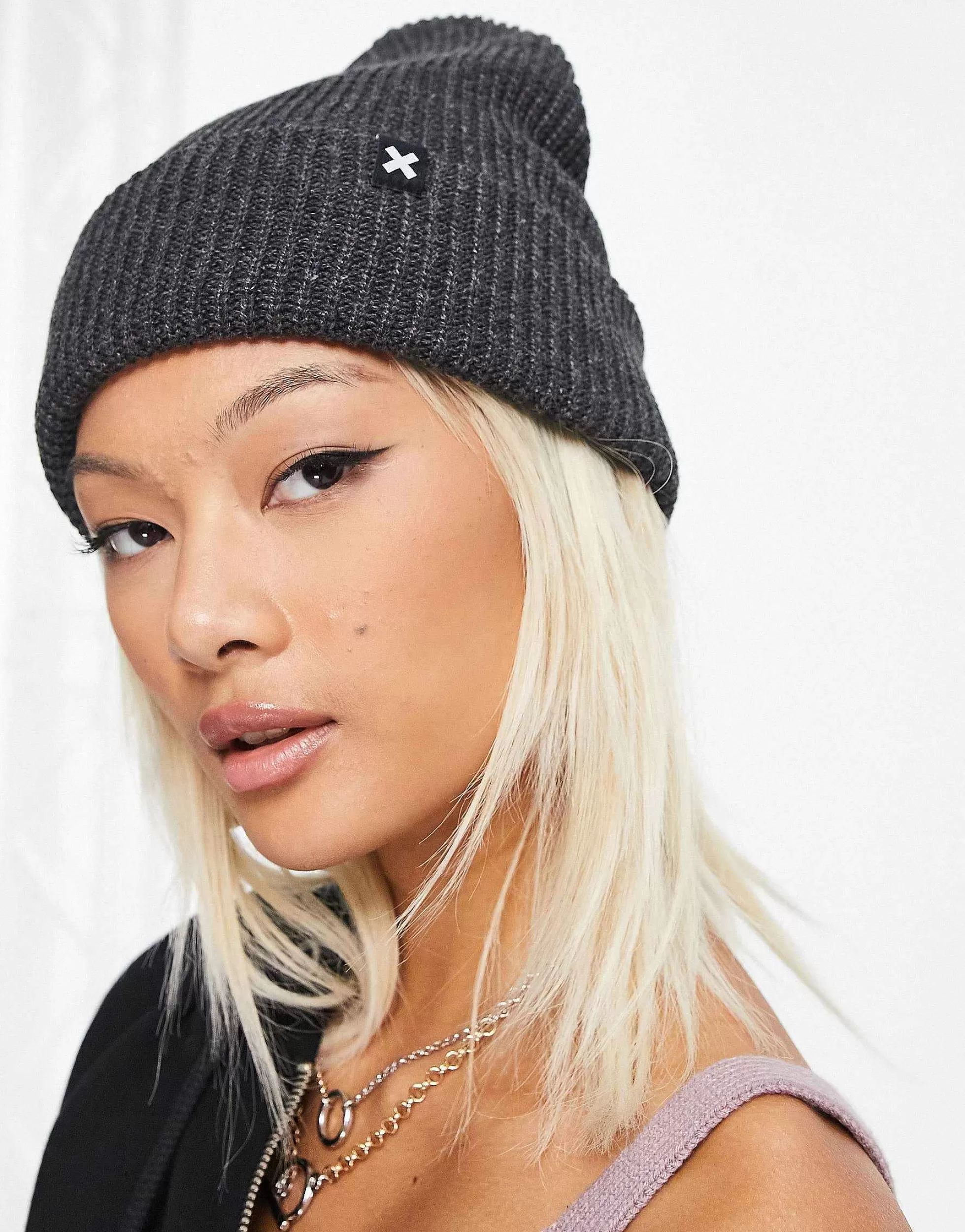 Women Collusion Unisex Beanie In