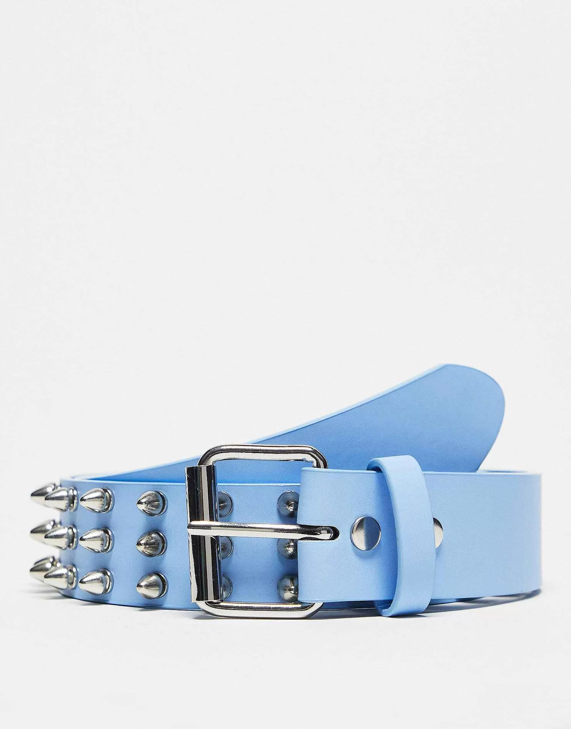 Men Collusion Unisex Studded Belt In