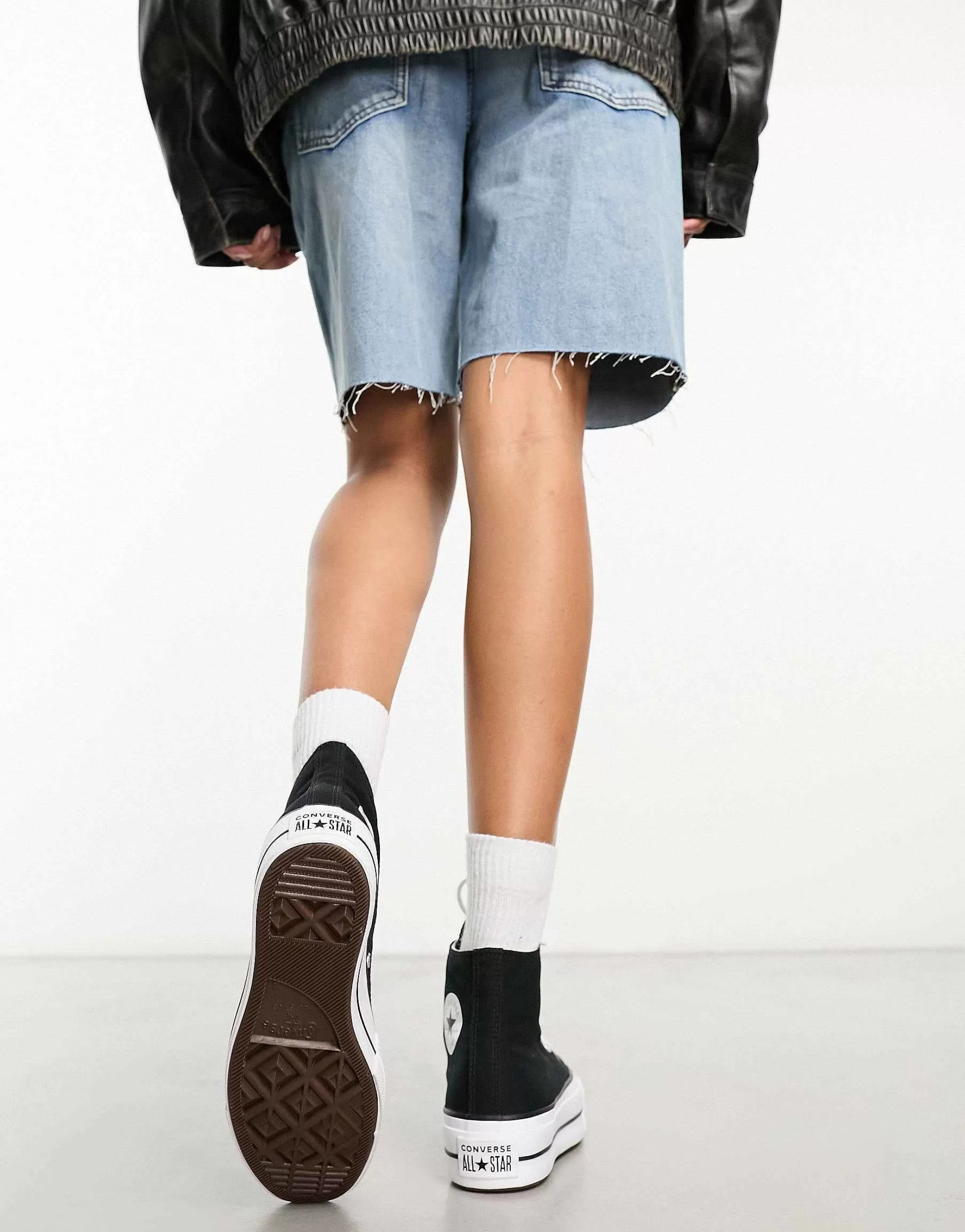 Women Converse Chuck Taylor All Star Lift Platform Hi Trainers In
