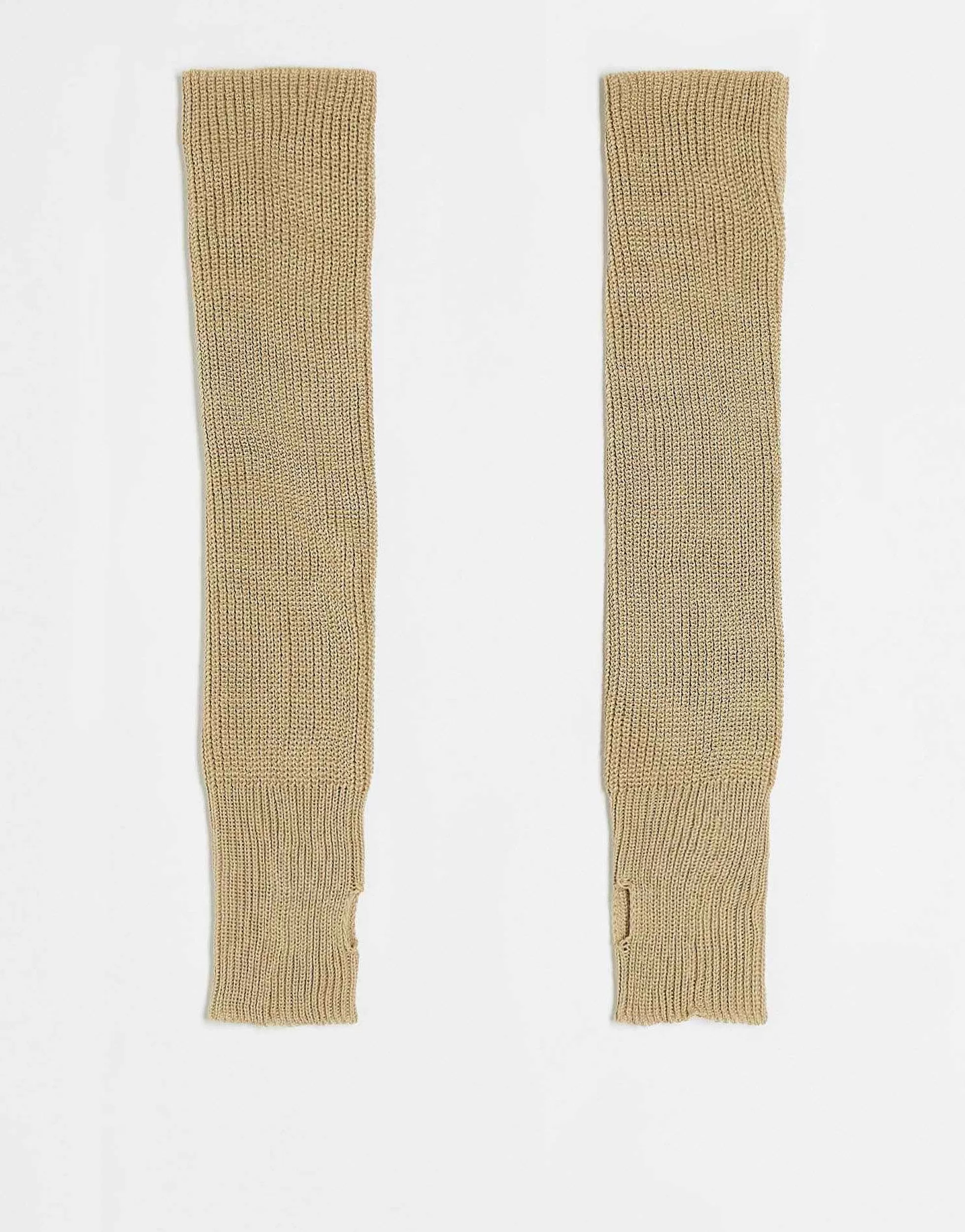 Women Daisy Street Long Fingerless Gloves In Cream