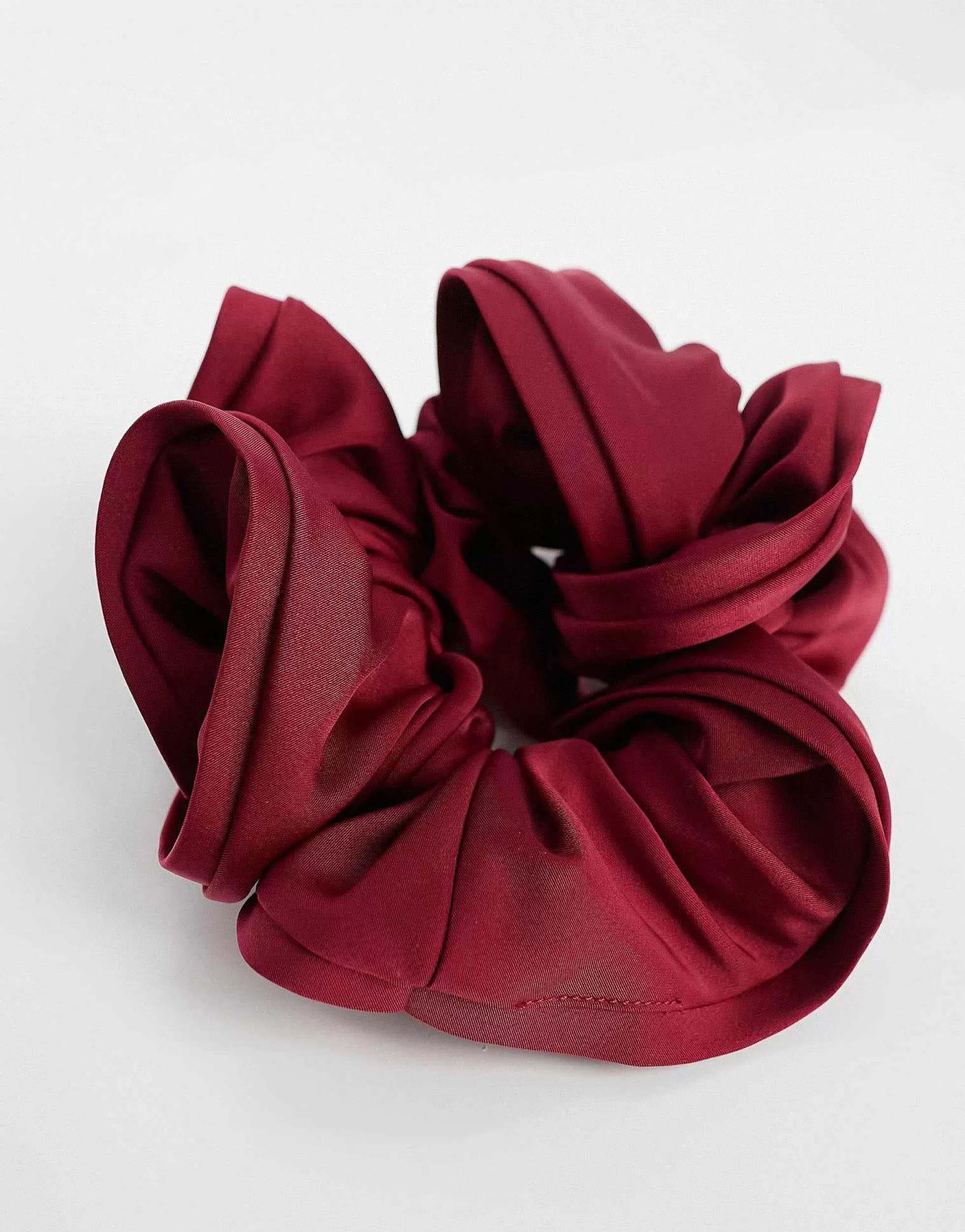 Women Daisy Street Oversized Satin Scrunchie In