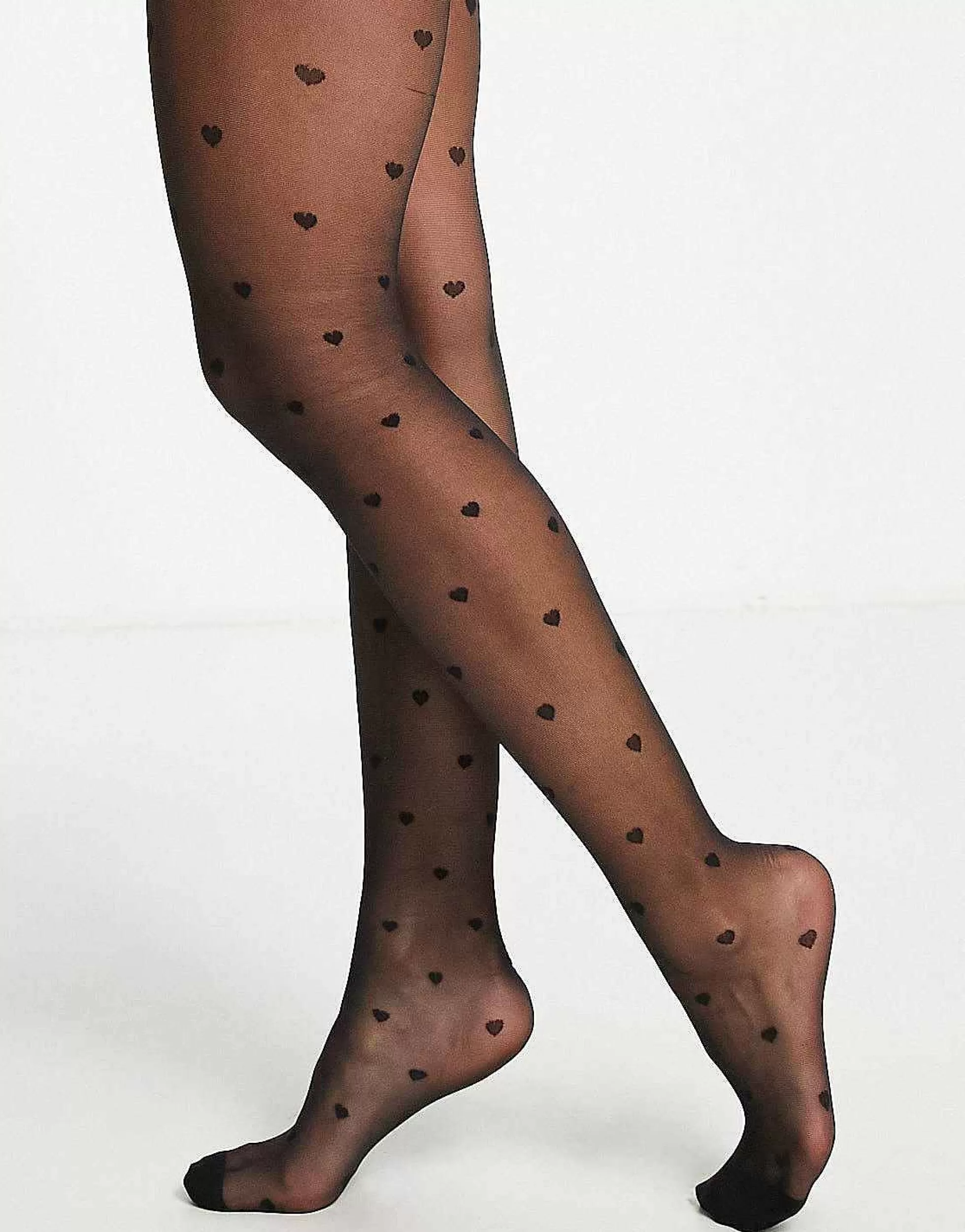 Women DESIGN 20 Denier All Over Heart Tights In