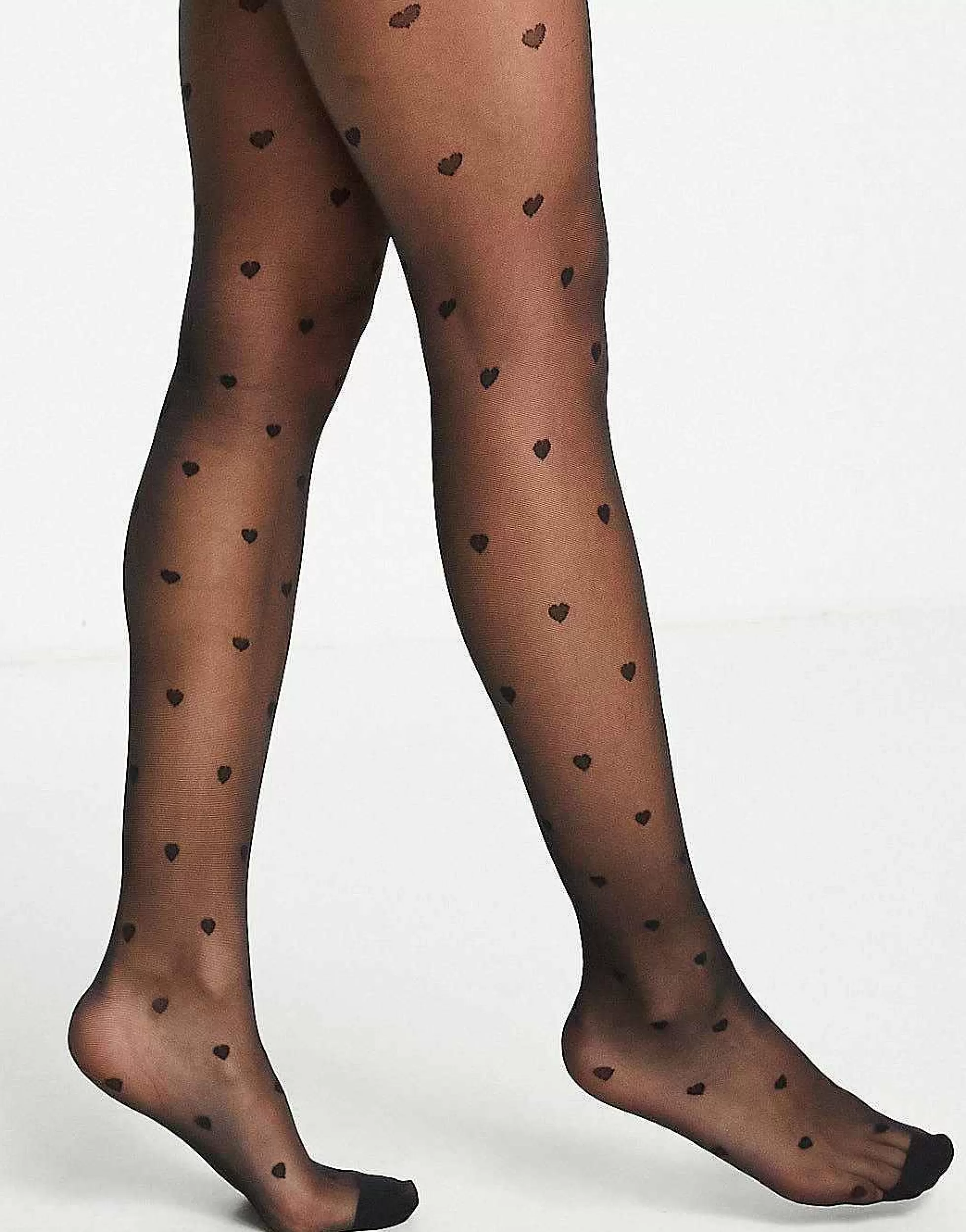 Women DESIGN 20 Denier All Over Heart Tights In