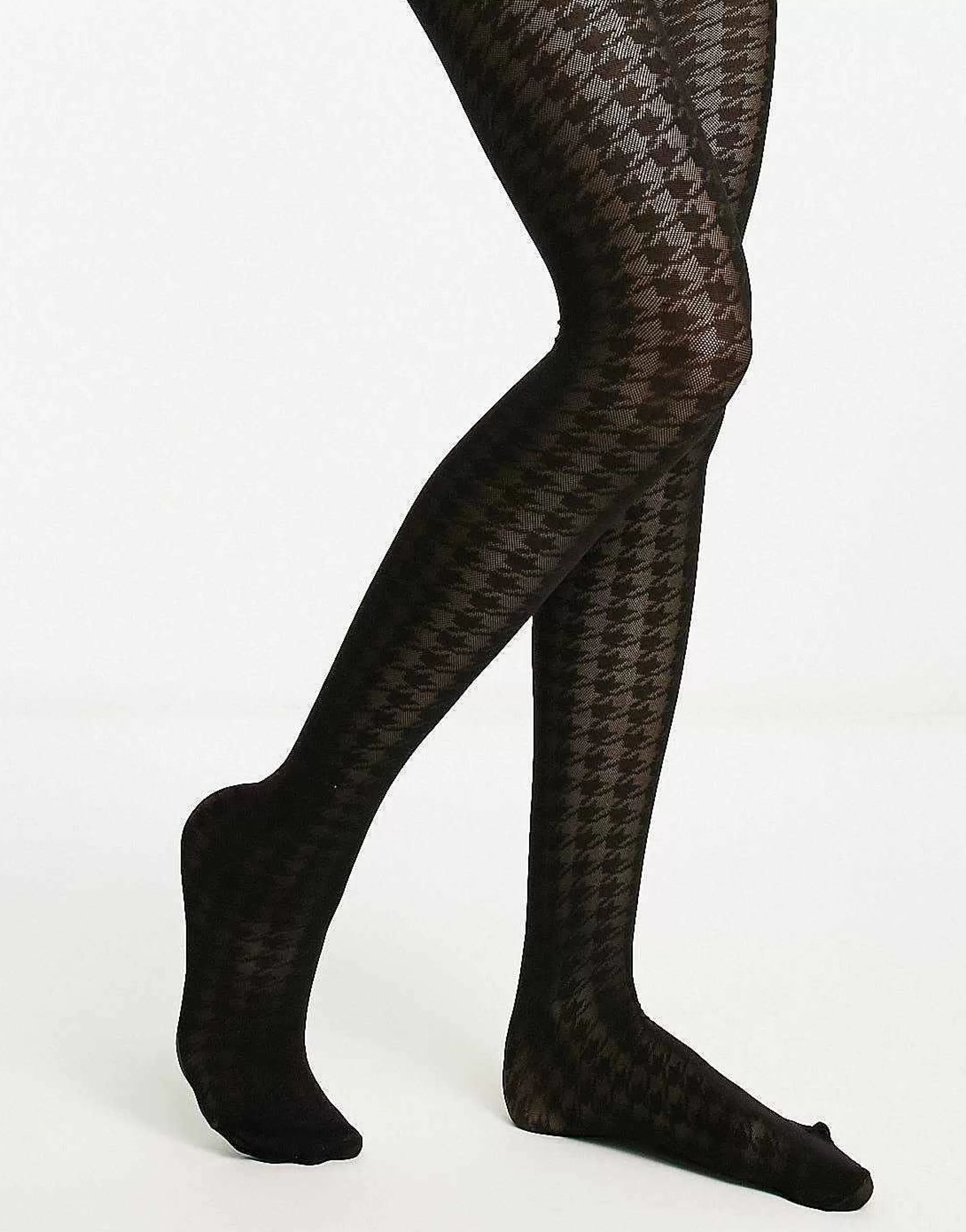 Women DESIGN 30 Denier Houndstooth Tights In