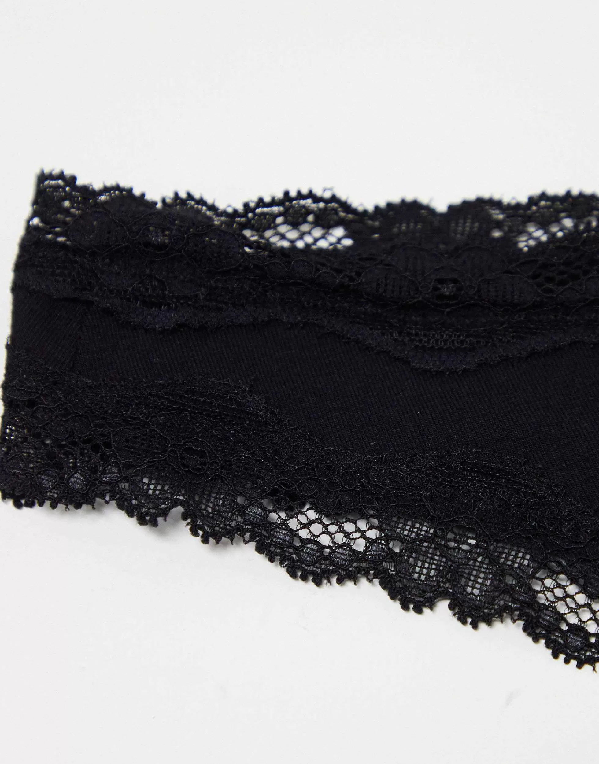 Women DESIGN 3 Pack Cotton & Lace Trim High Rise Malibu Thong In