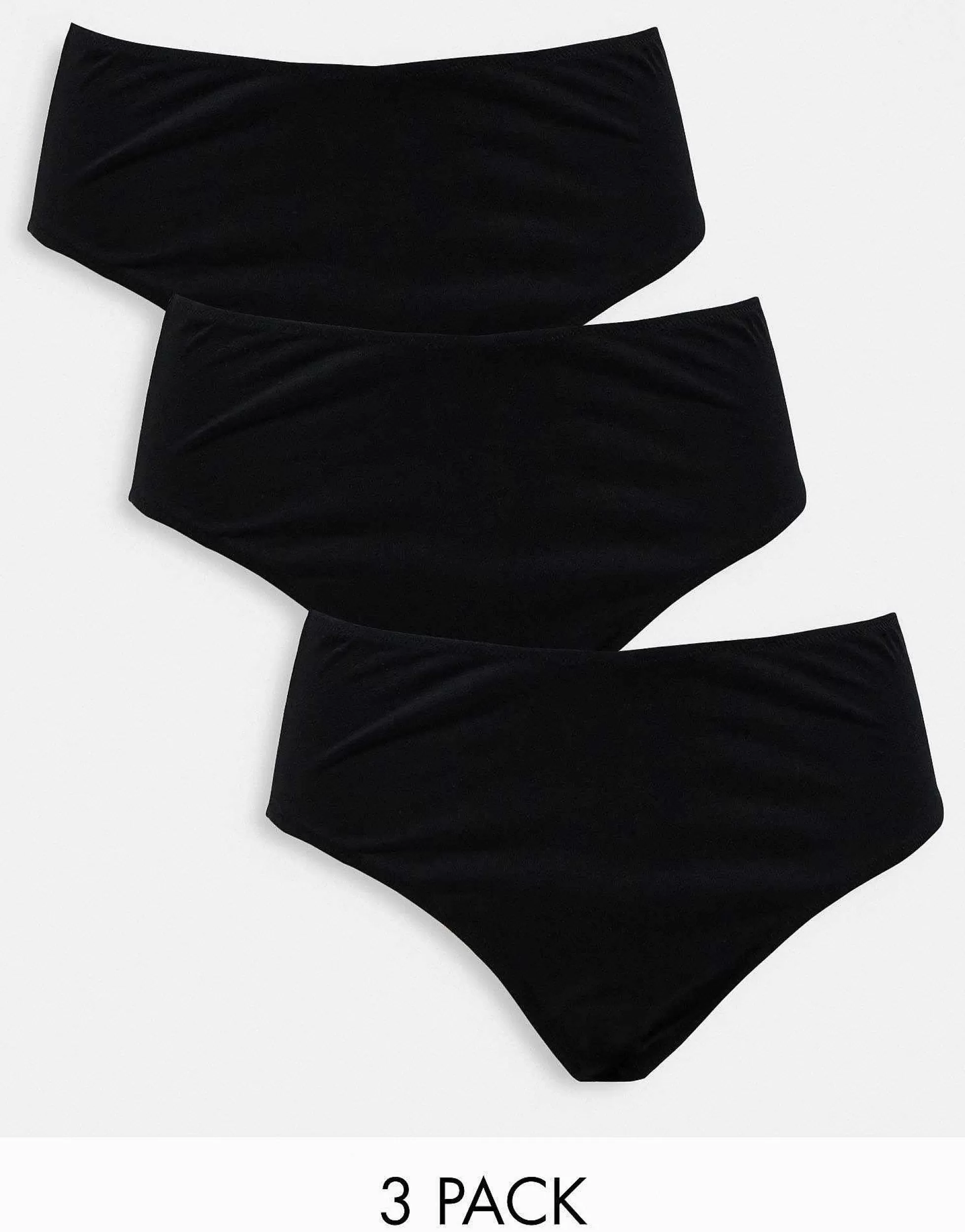 Women DESIGN 3 Pack Cotton High Waist Brazilian In