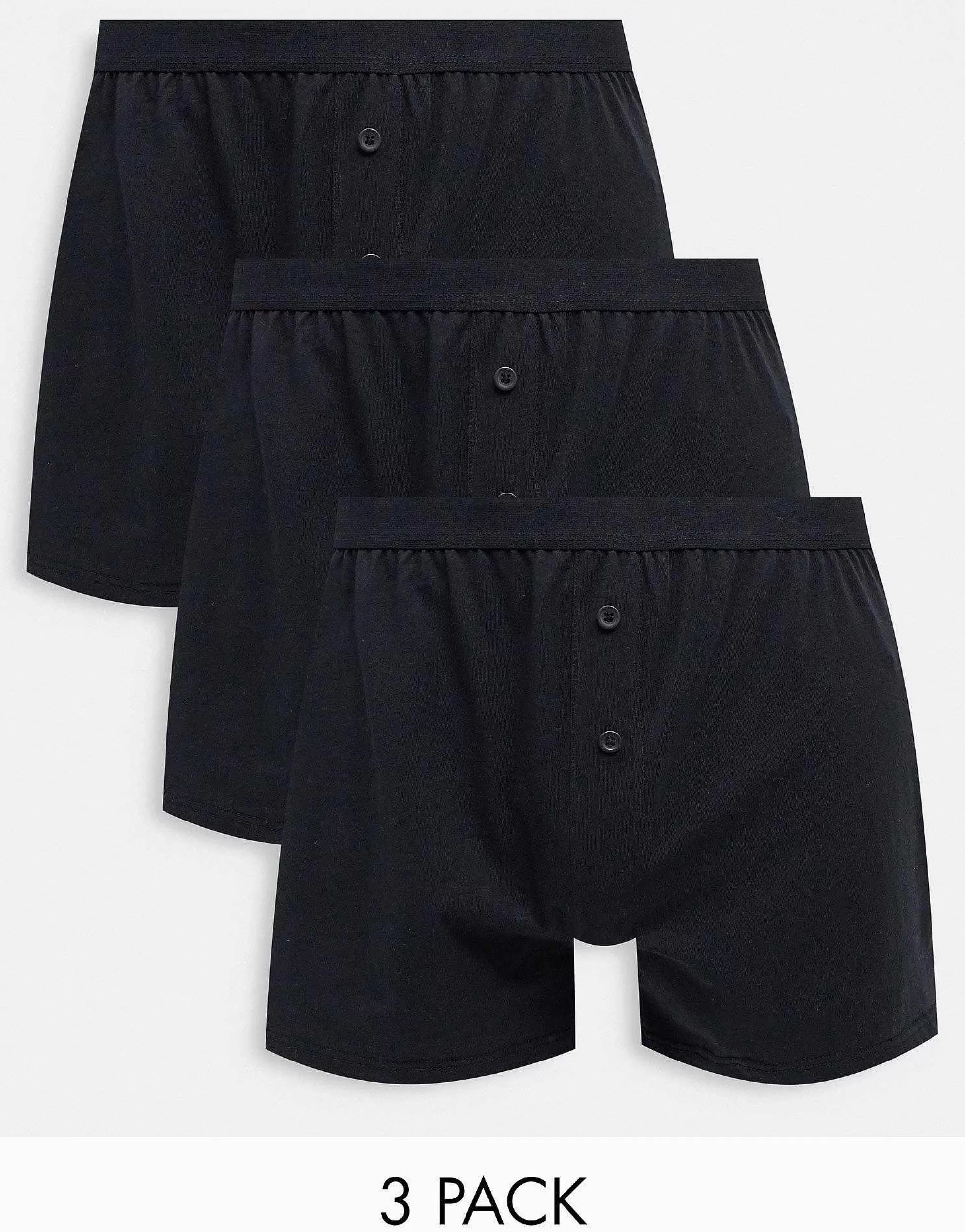Men DESIGN 3 Pack Jersey Boxers In