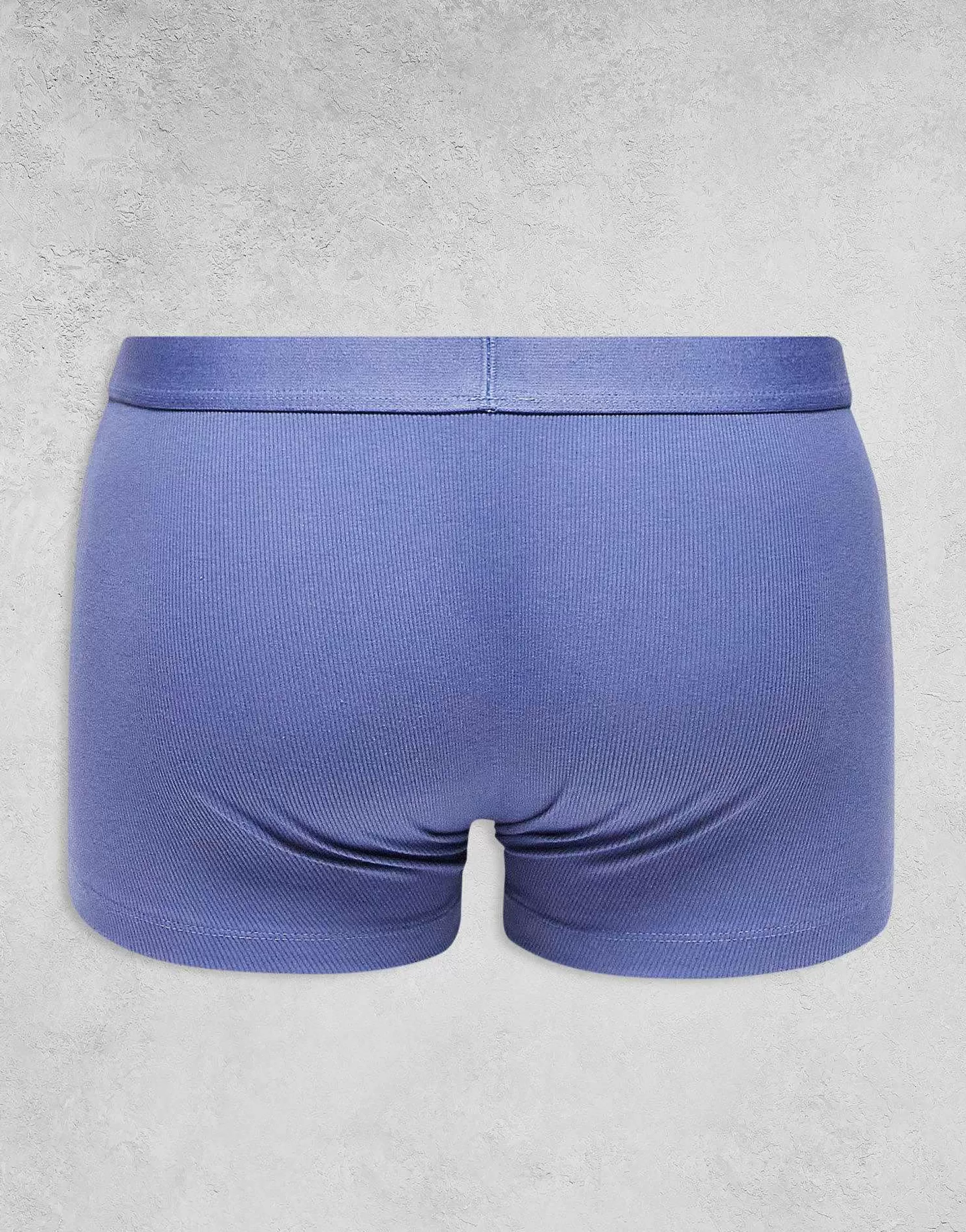 Men DESIGN 3 Pack Trunks In Navy/Grey/Off White