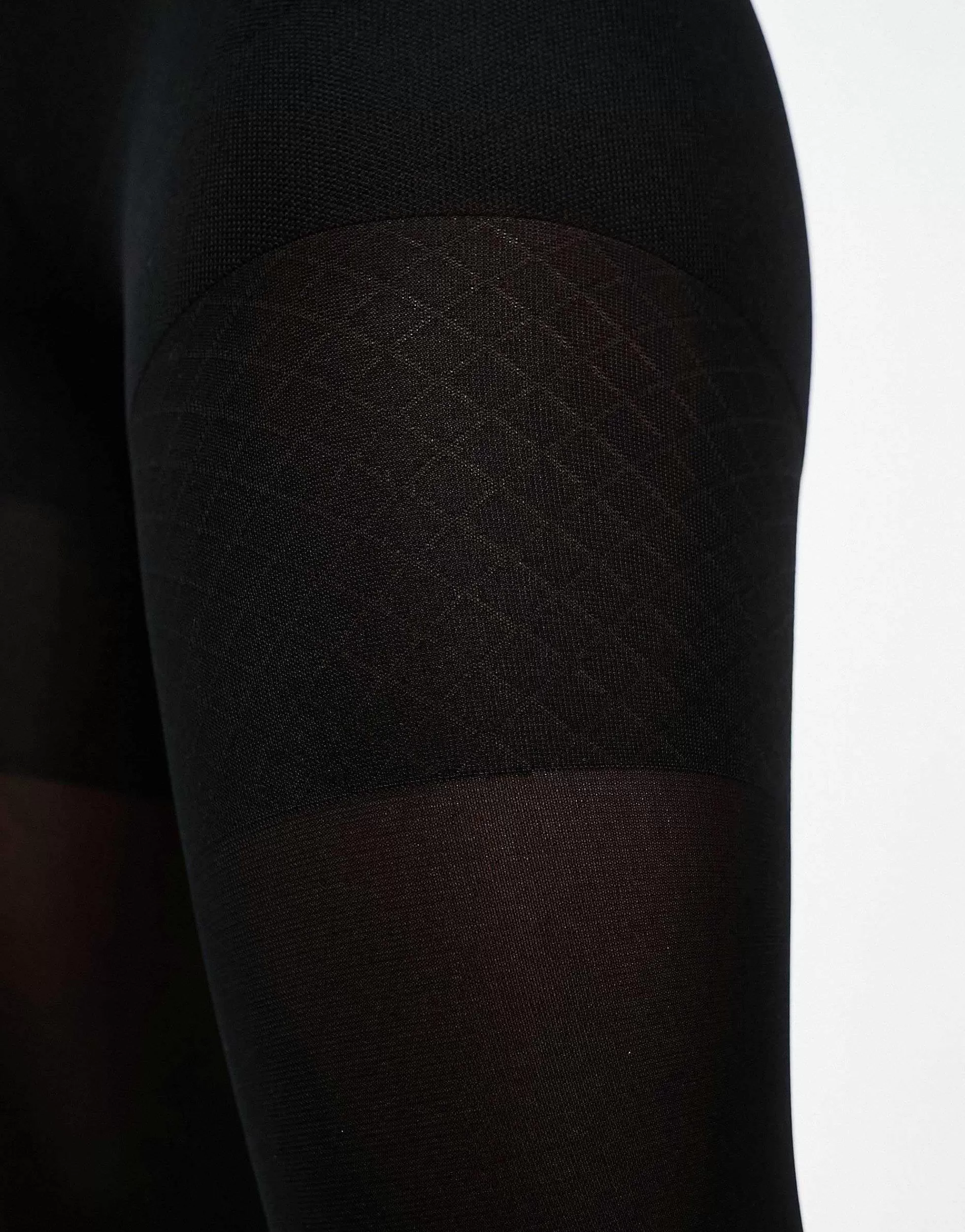 Women DESIGN 40 Denier Tights With Bum Tum Thigh Support In