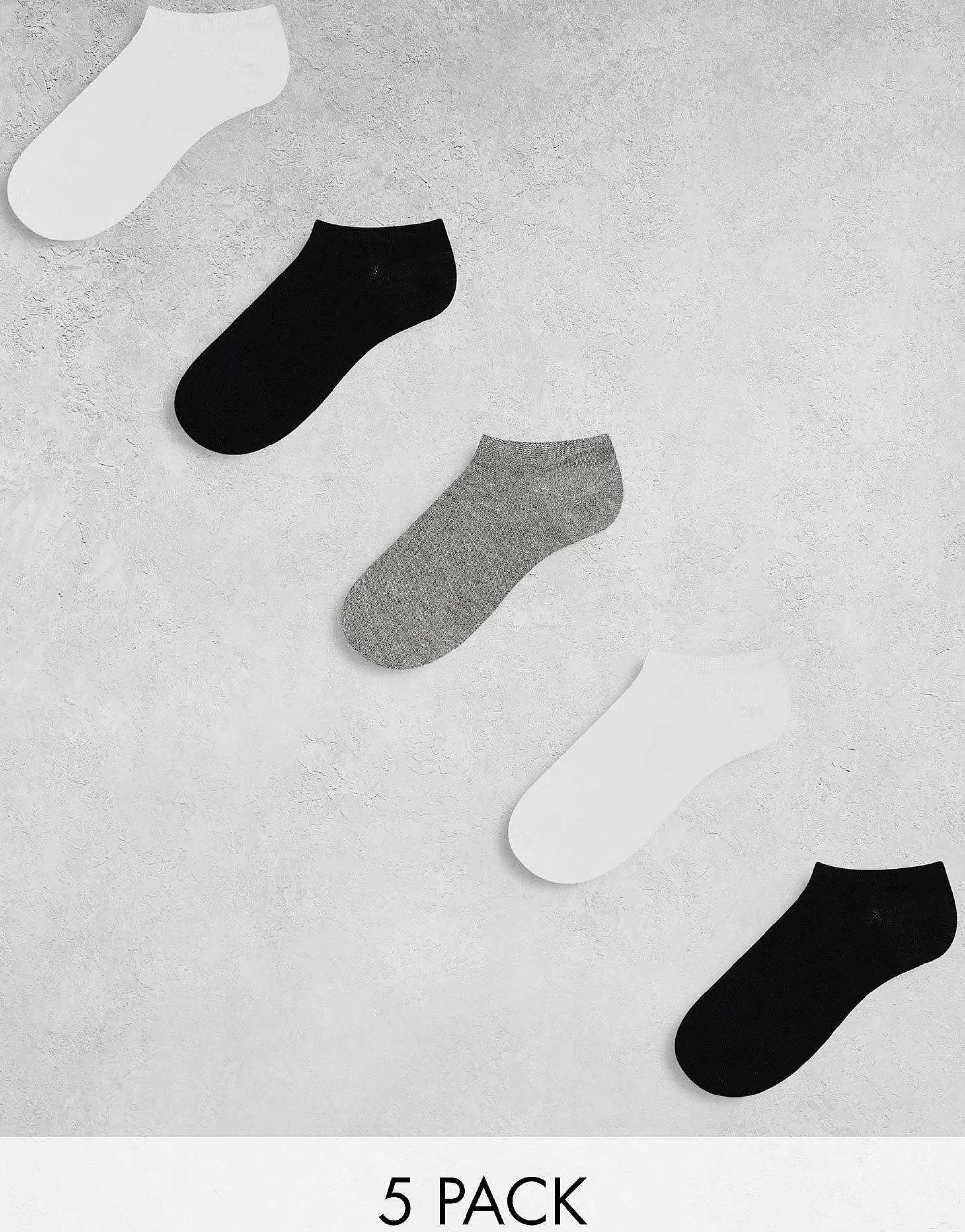Women DESIGN 5 Pack Trainer Socks In