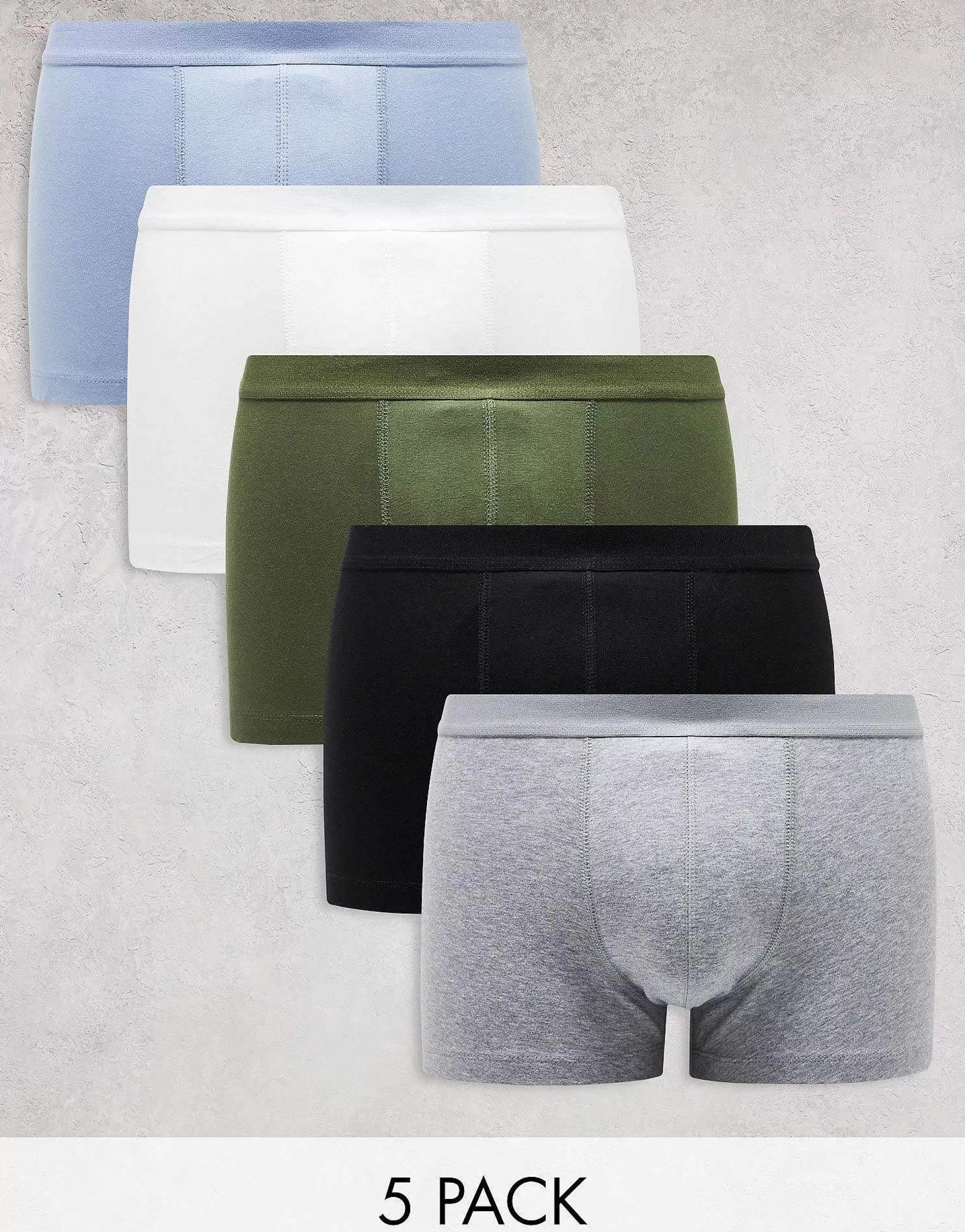 Men DESIGN 5 Pack Trunks In