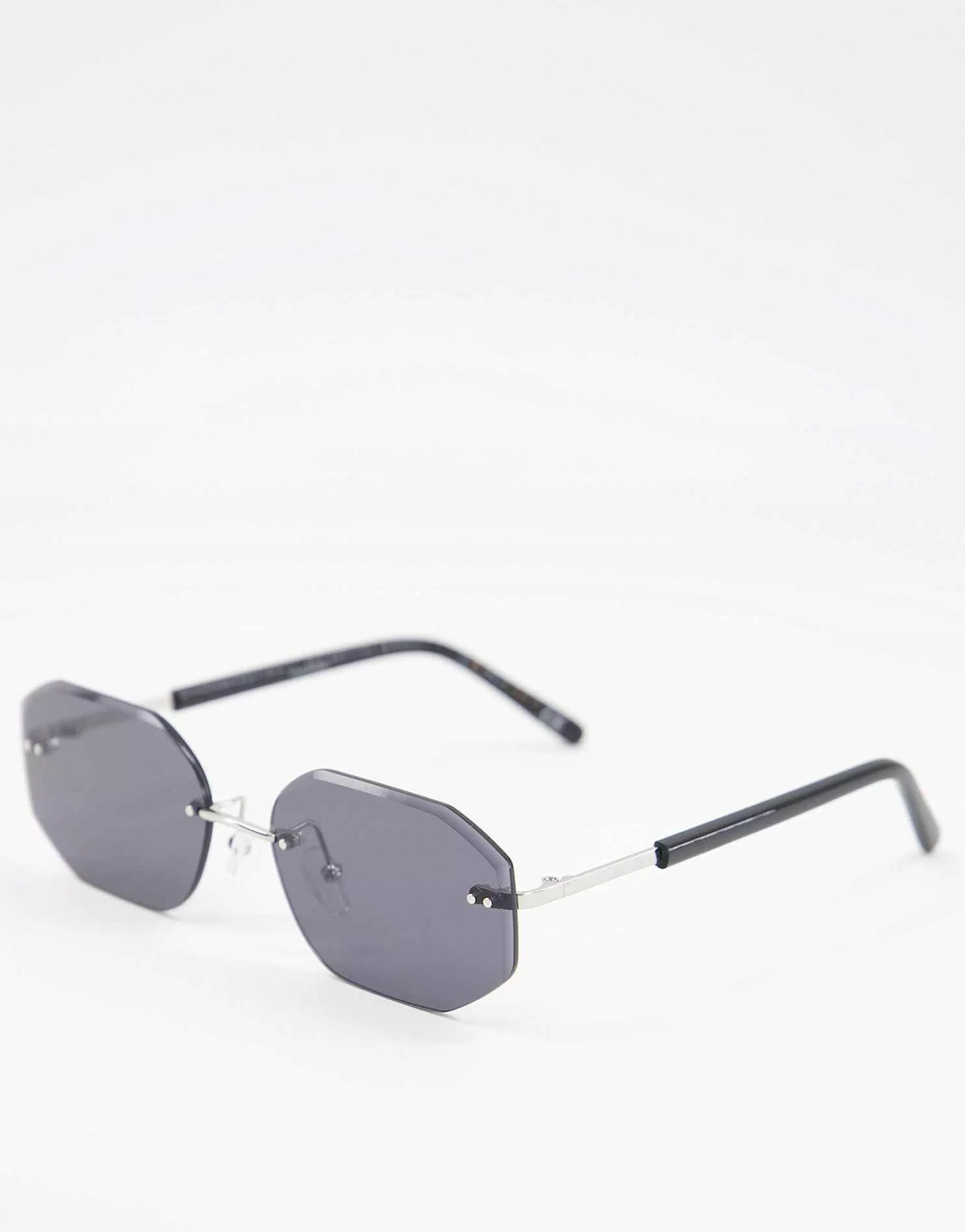 Men DESIGN 90S Retro Rimless Sunglasses In