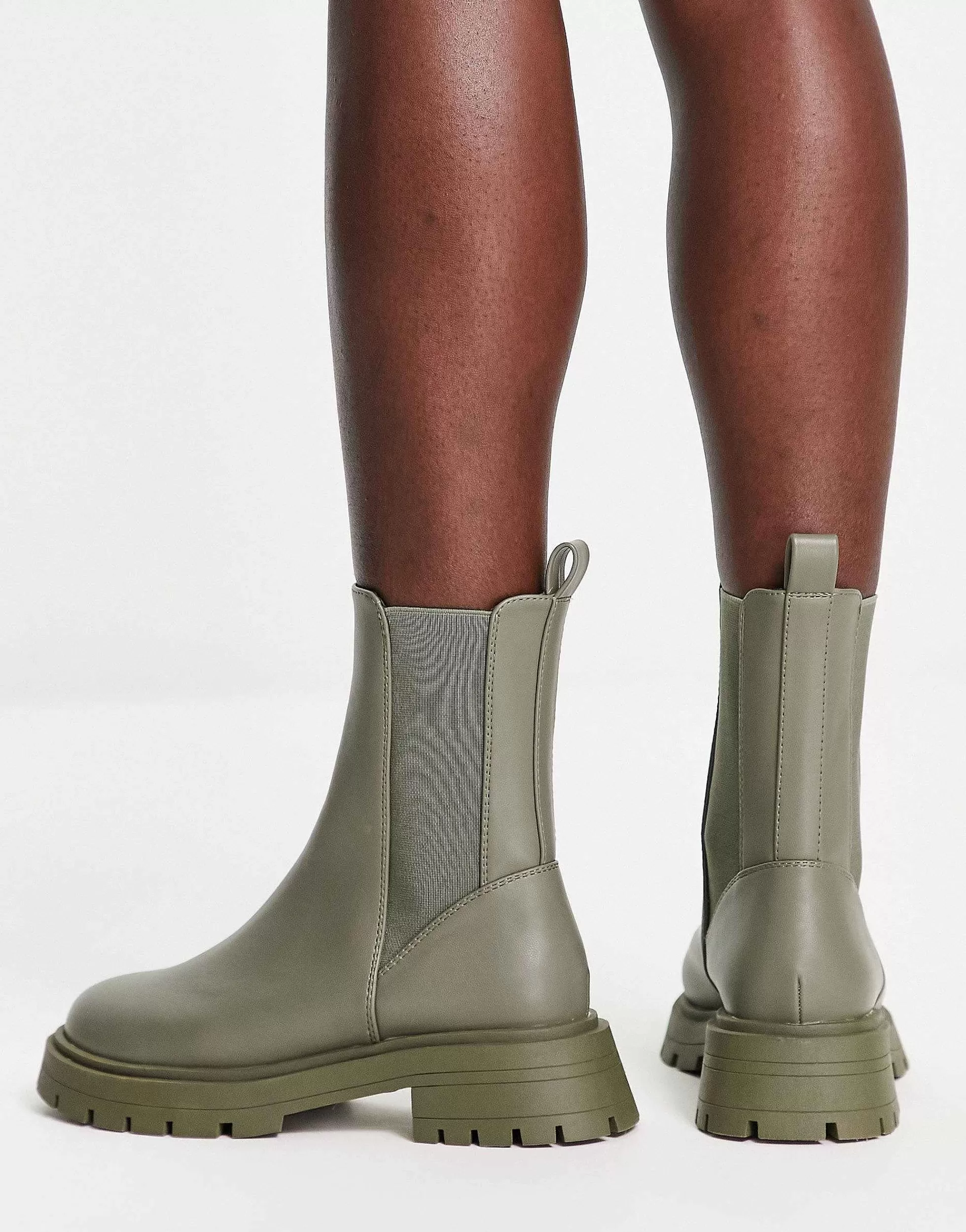 Women DESIGN Alfie Chunky Chelsea Boots In