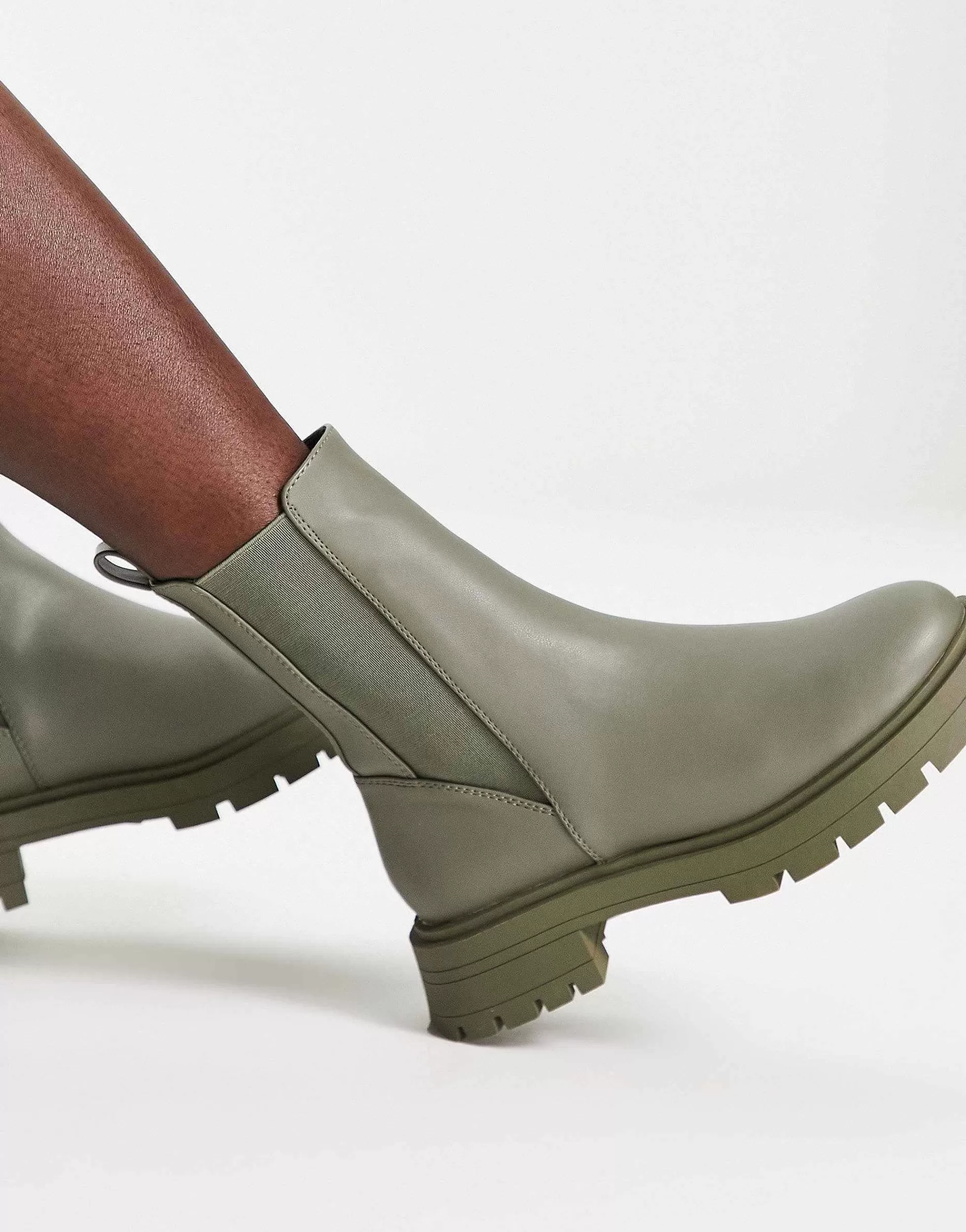 Women DESIGN Alfie Chunky Chelsea Boots In