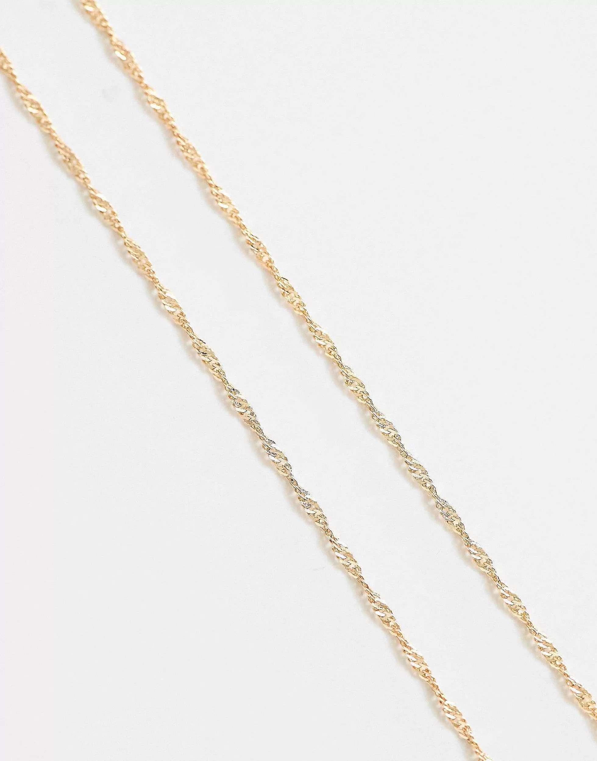 Women DESIGN Body Harness With Twist Chain In Tone