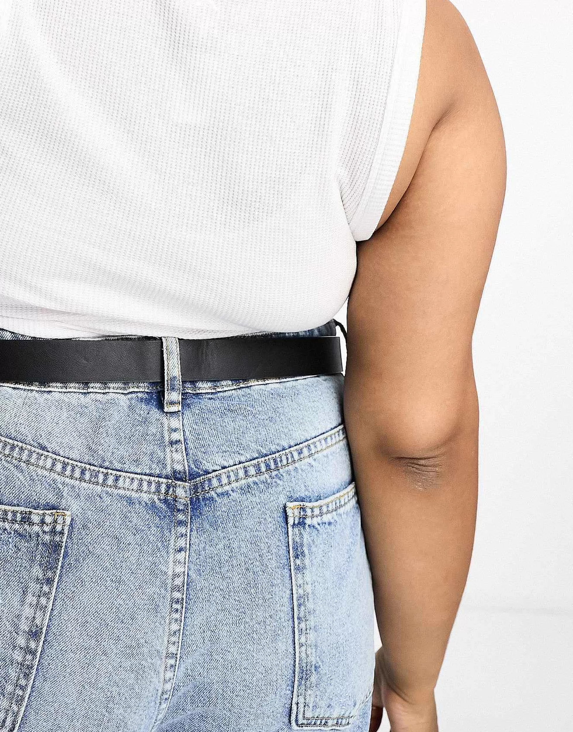Women Curve Design Waist And Hip Jeans Belt In