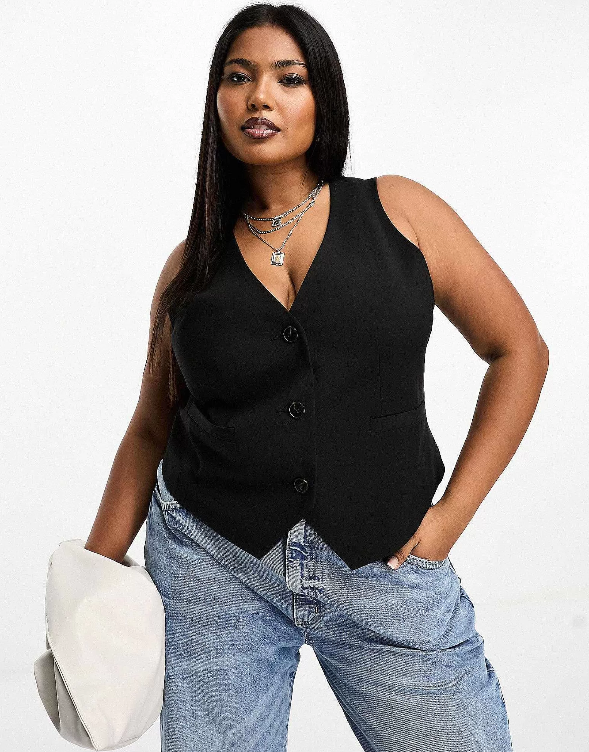 Women DESIGN Curve Waistcoat In